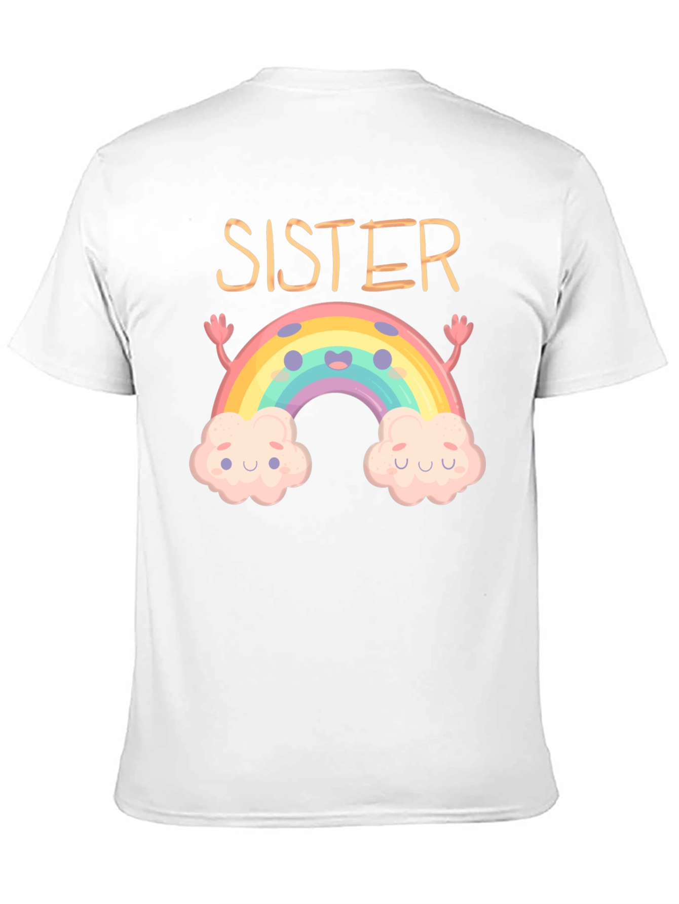 Sister Rainbow Graphic Tee - Cute Matching Outfit