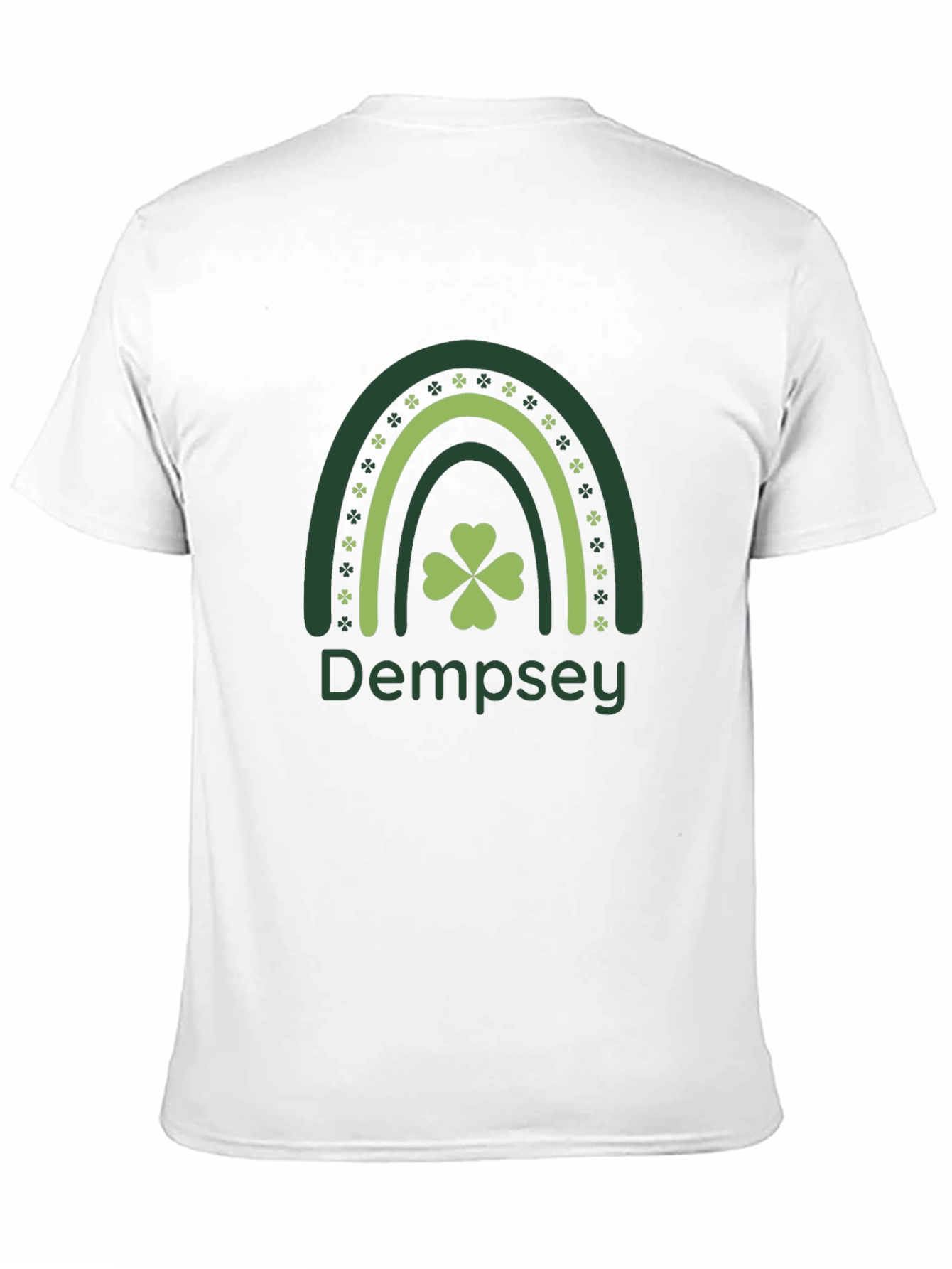 Dempsey Rainbow Shamrock St. Patricks Day T-Shirt