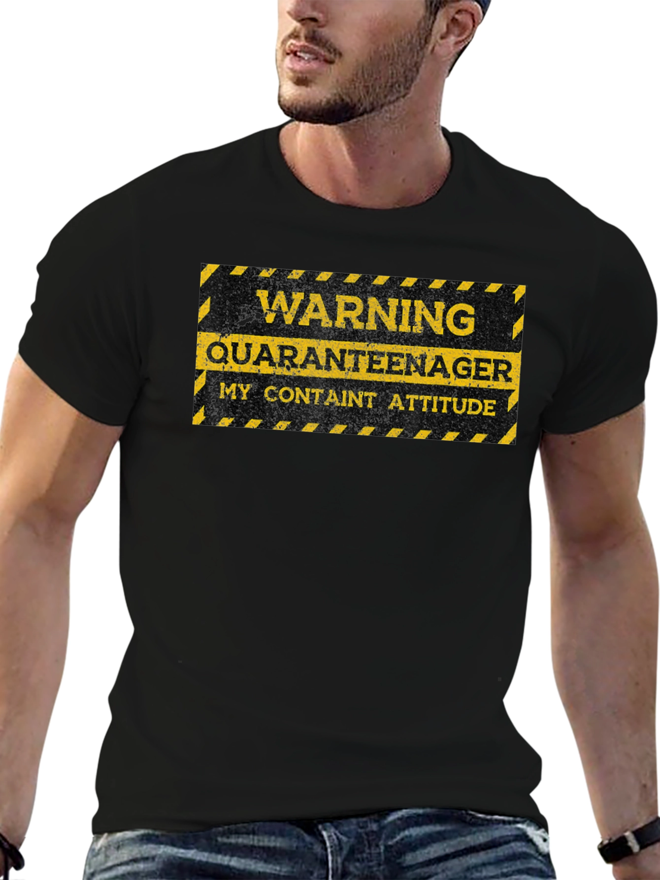 Warning Quaranteenager T-Shirt - Funny Teen Attitude Tee