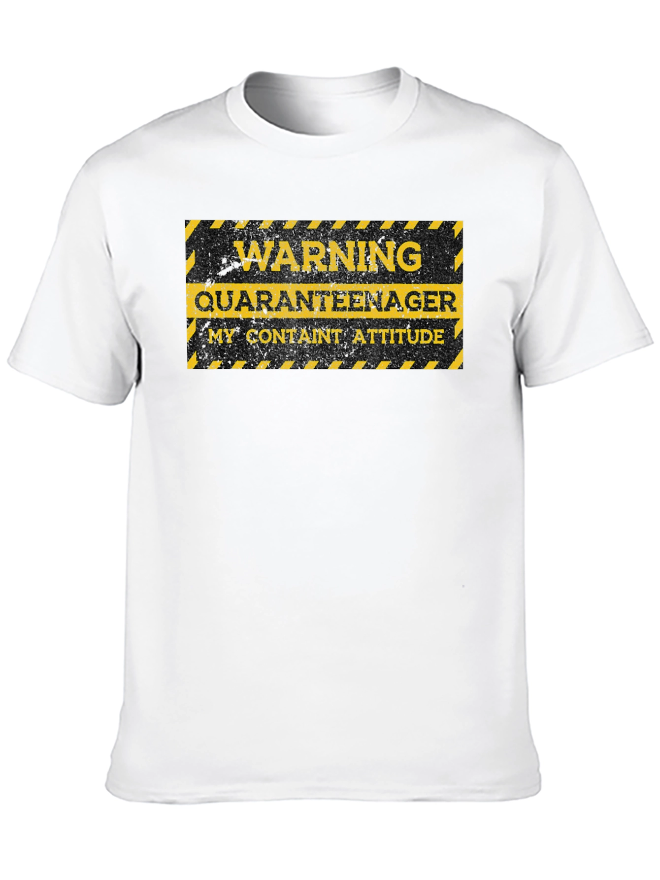 Warning Quaranteenager T-Shirt - Funny Teen Attitude Tee