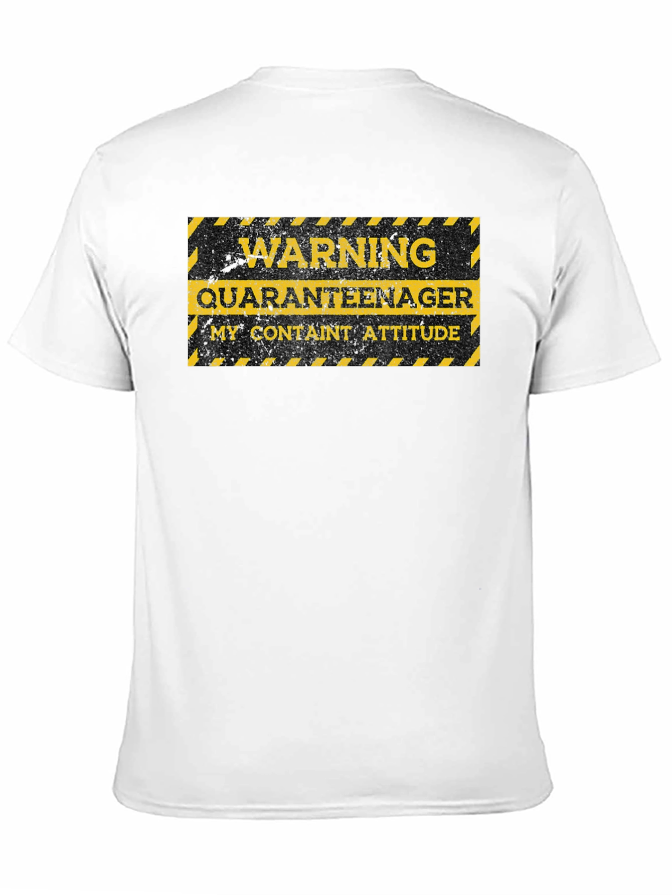 Warning Quaranteenager T-Shirt - Funny Teen Attitude Tee