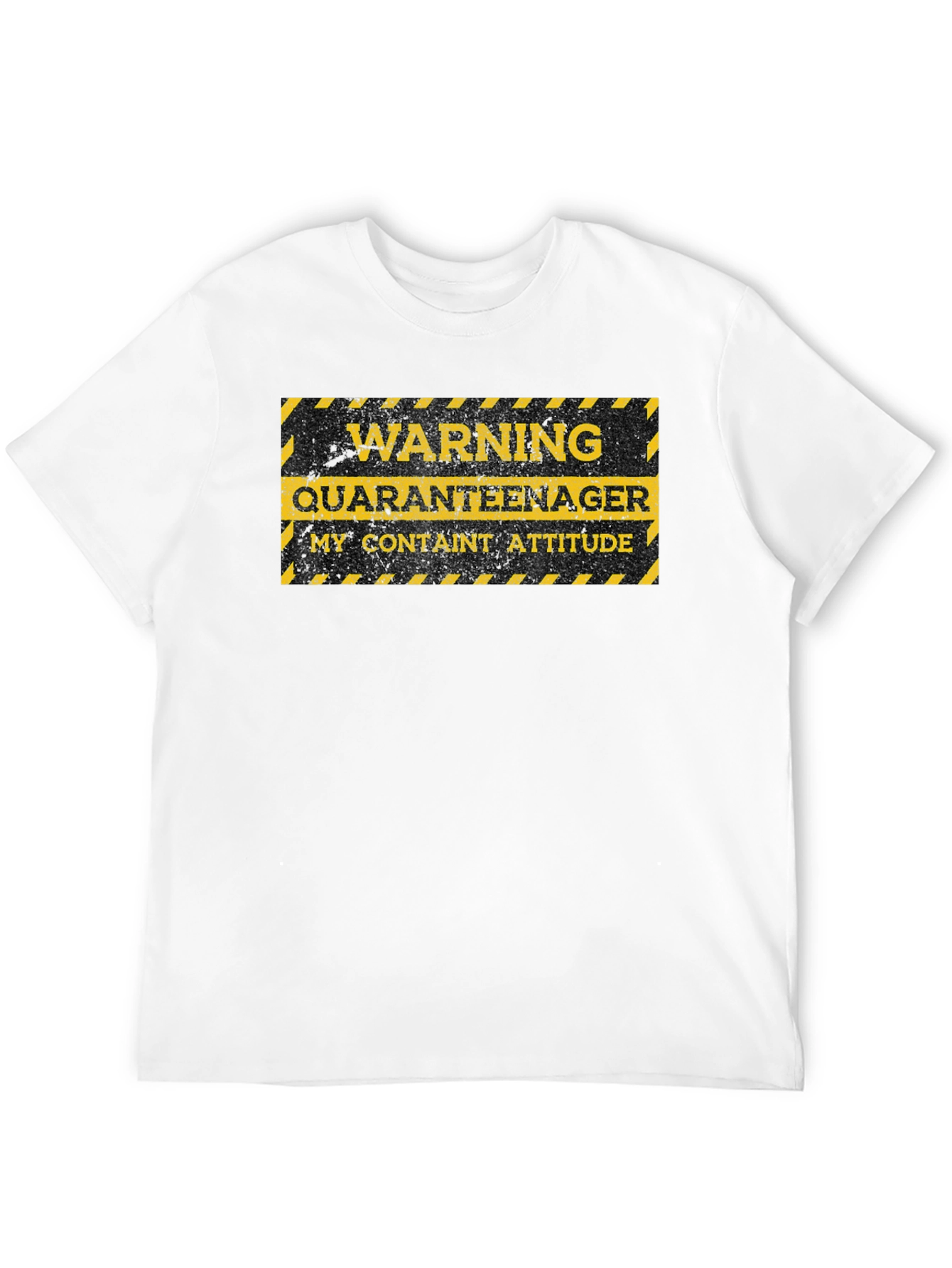Warning Quaranteenager T-Shirt - Funny Teen Attitude Tee