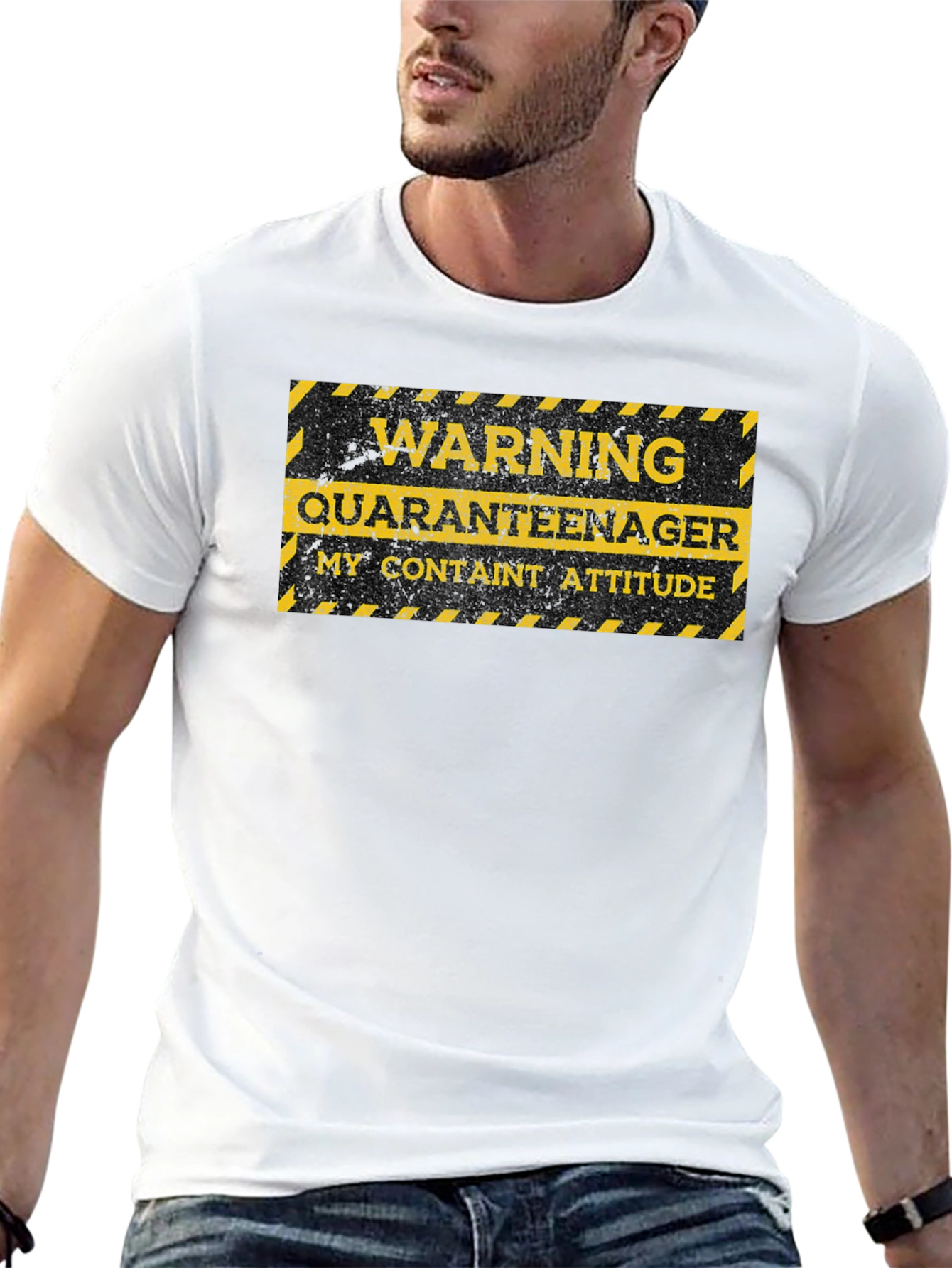 Warning Quaranteenager T-Shirt - Funny Teen Attitude Tee