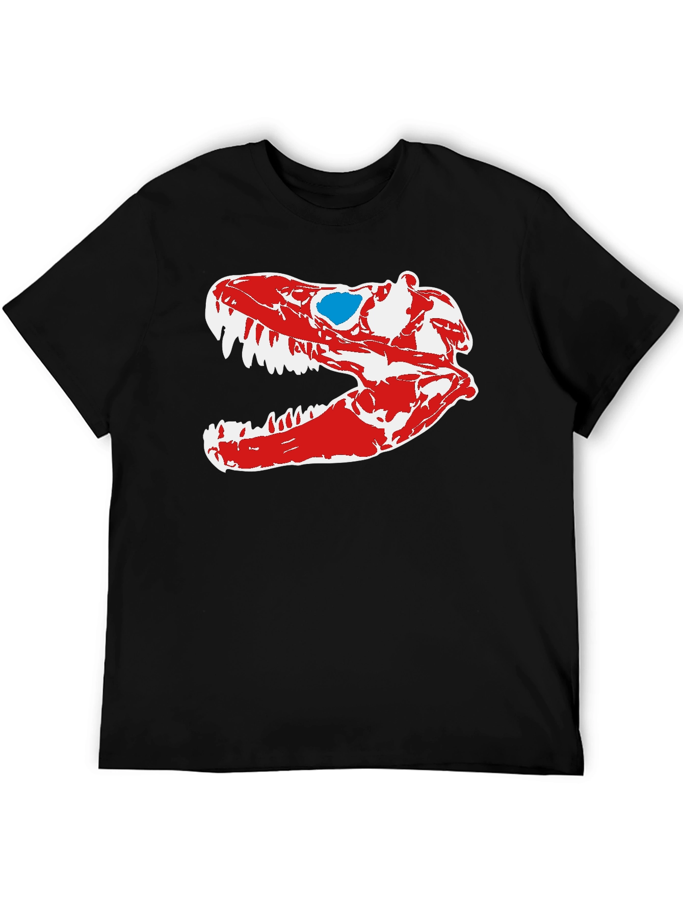 Dinosaur Skull Graphic Tee - Bold & Unique!
