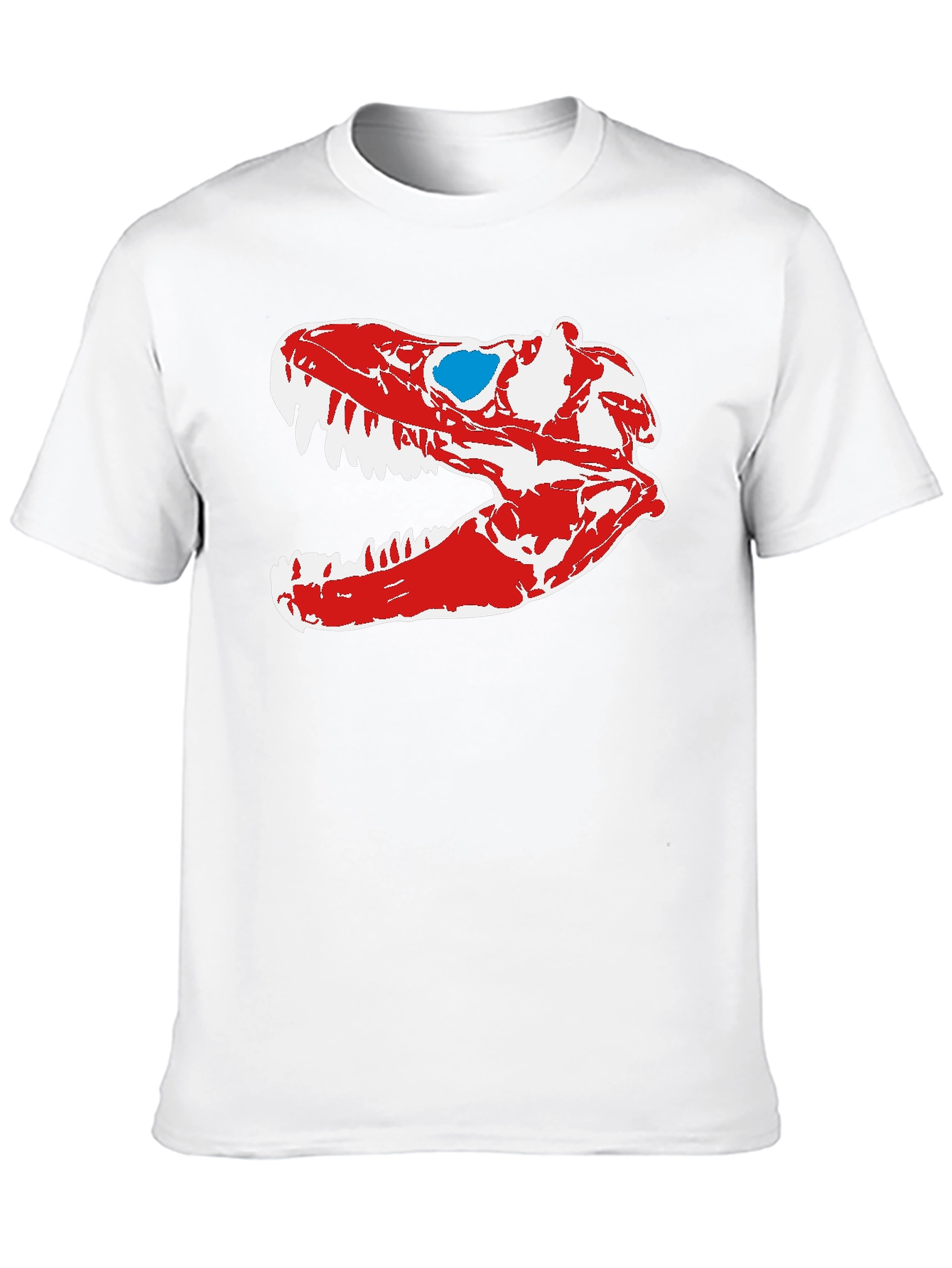 Dinosaur Skull Graphic Tee - Bold & Unique!