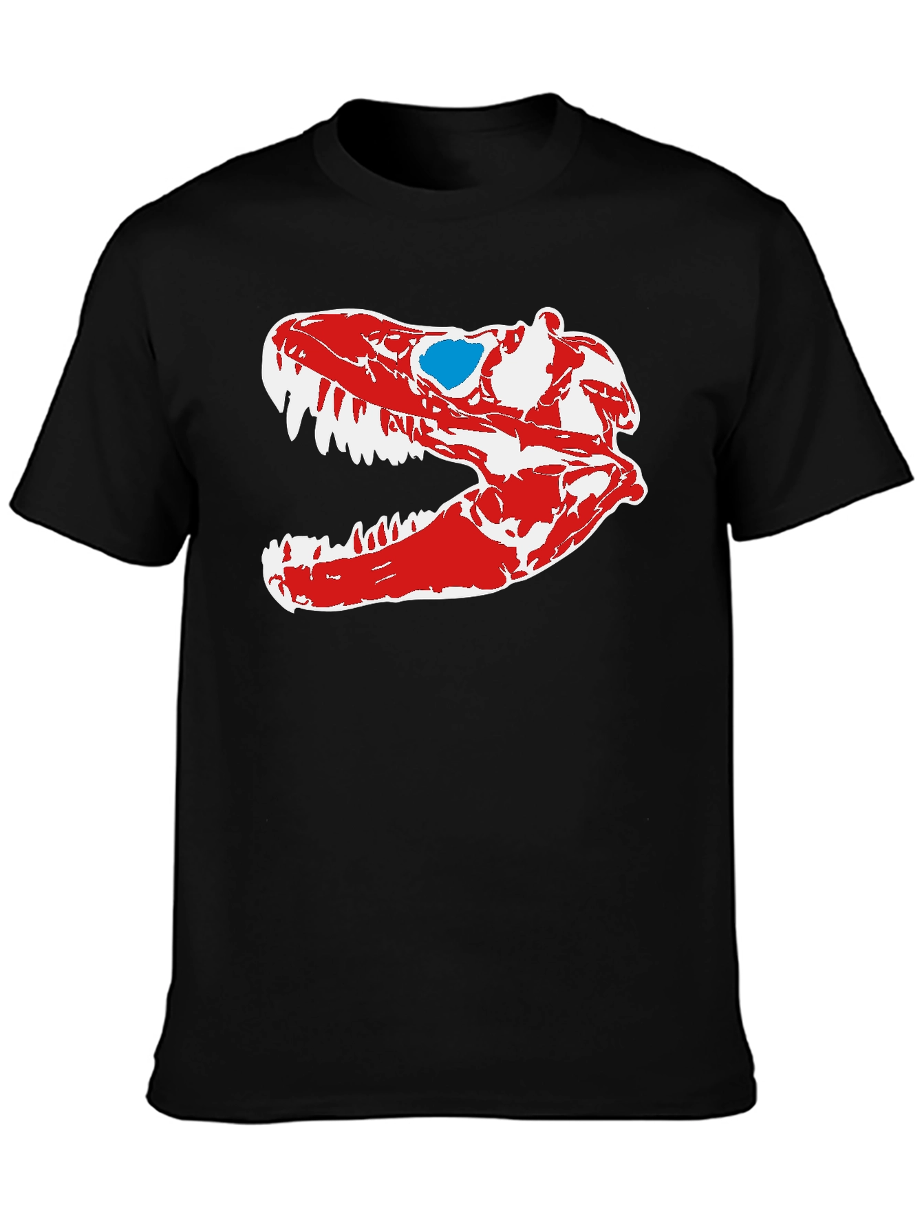 Dinosaur Skull Graphic Tee - Bold & Unique!