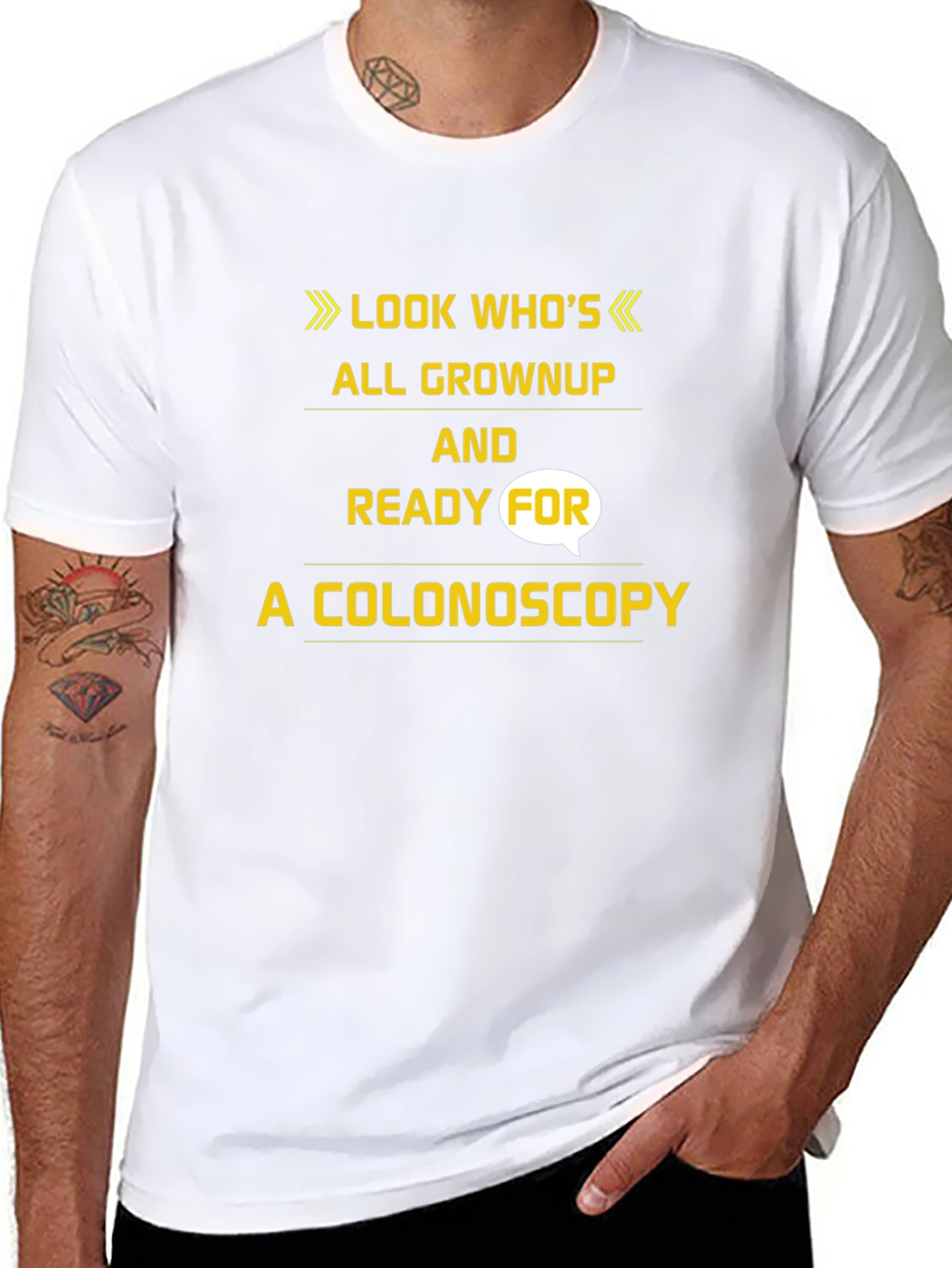 Funny Colonoscopy T-Shirt - Look Whos All Grown Up!