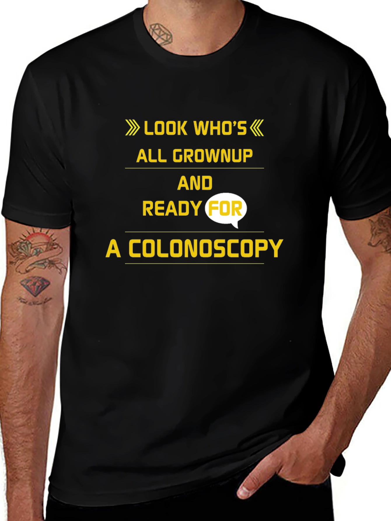 Funny Colonoscopy T-Shirt - Look Whos All Grown Up!