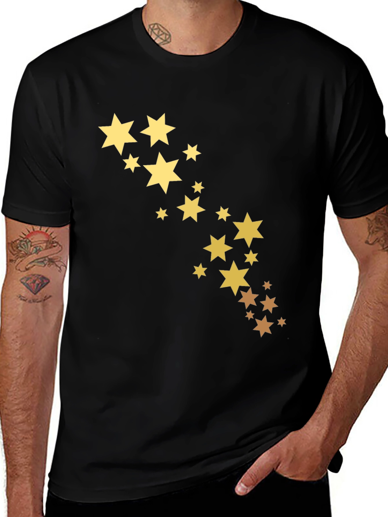 Starry Night Black Tee
