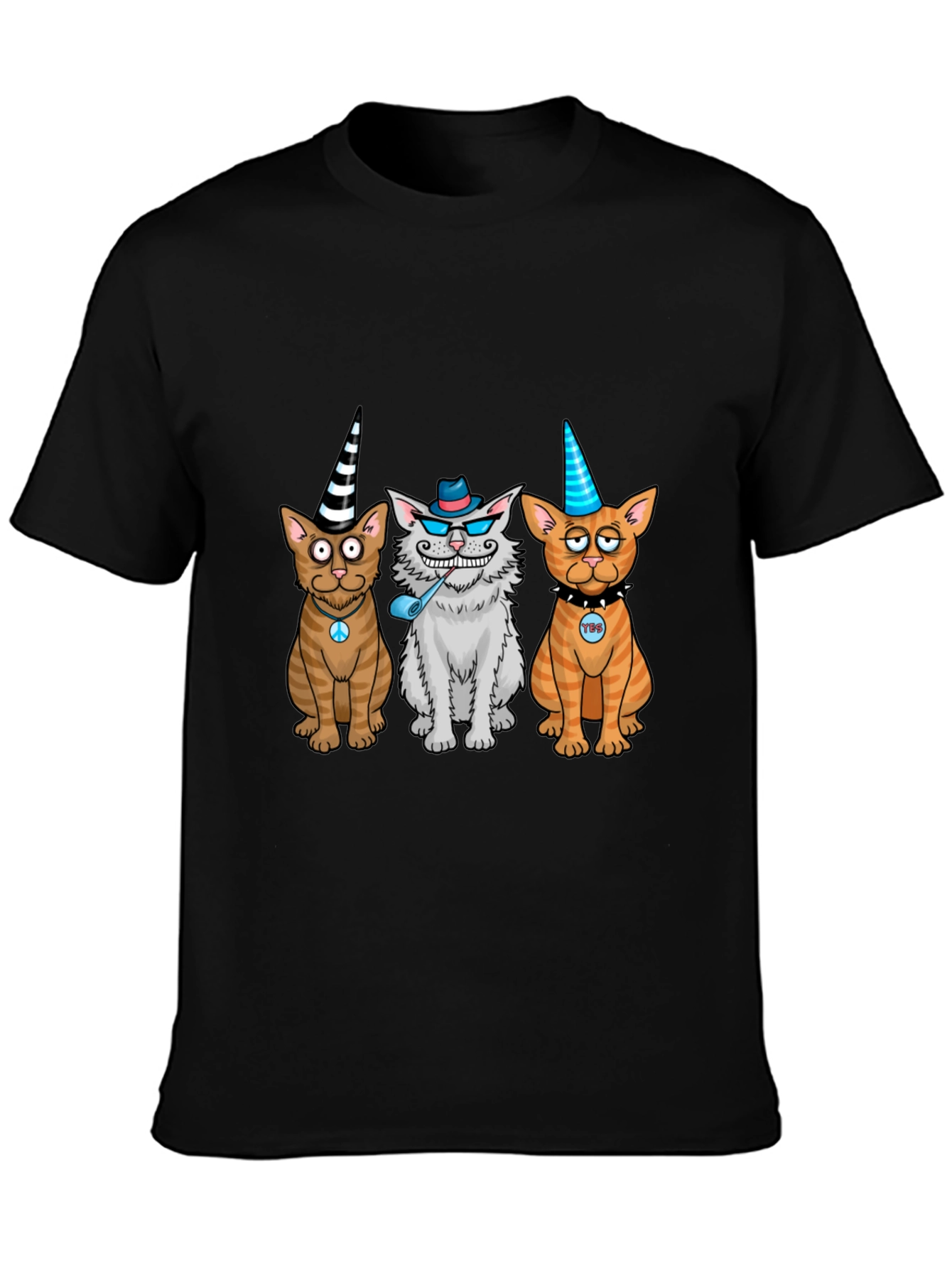 Party Cat T-Shirt - Unique Graphic Tee