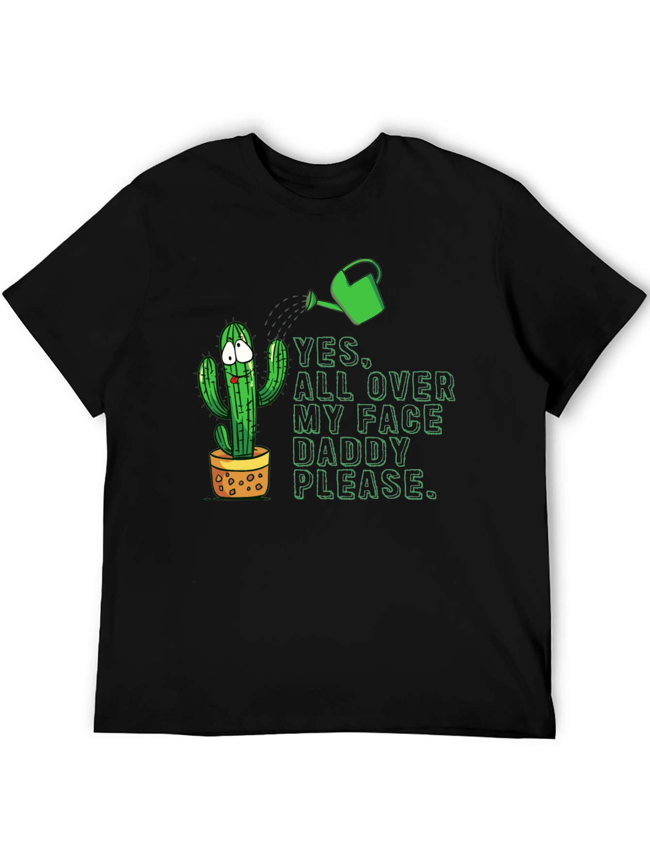 Cactus Humor Graphic T-Shirt