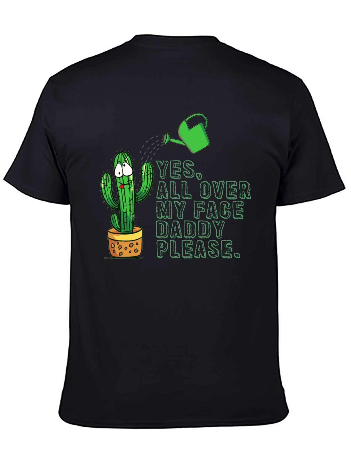 Cactus Humor Graphic T-Shirt