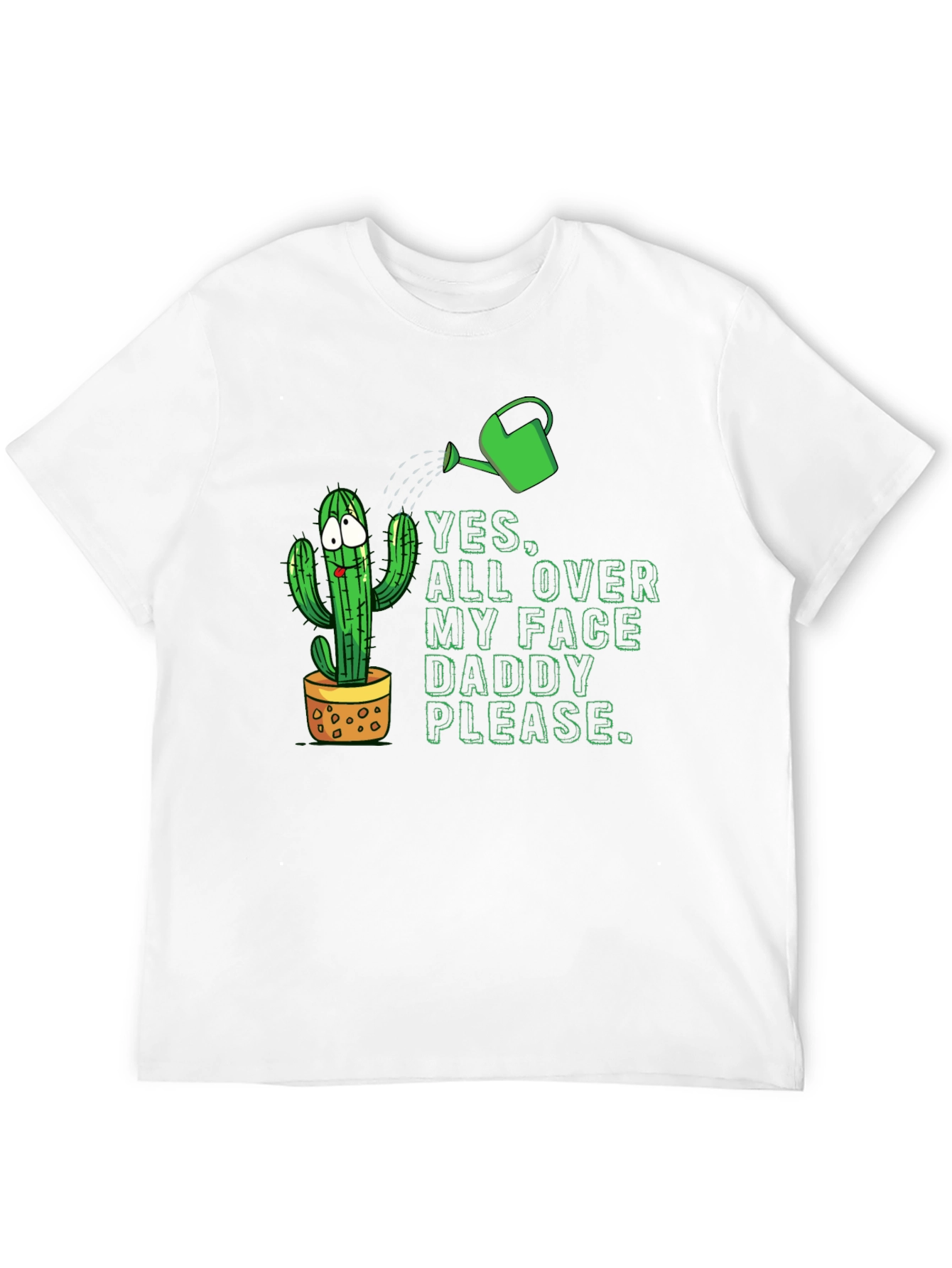 Cactus Humor Graphic T-Shirt