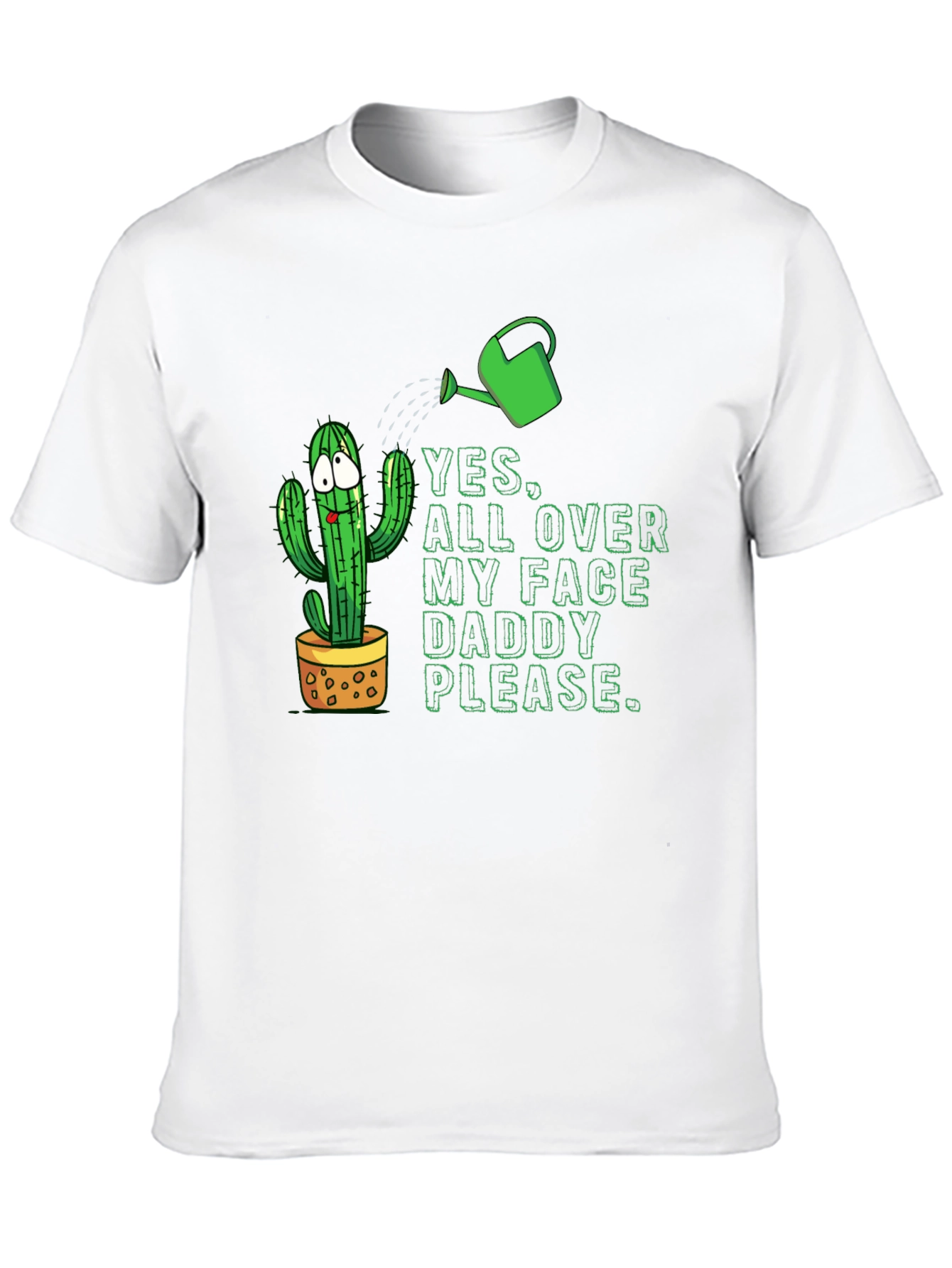 Cactus Humor Graphic T-Shirt