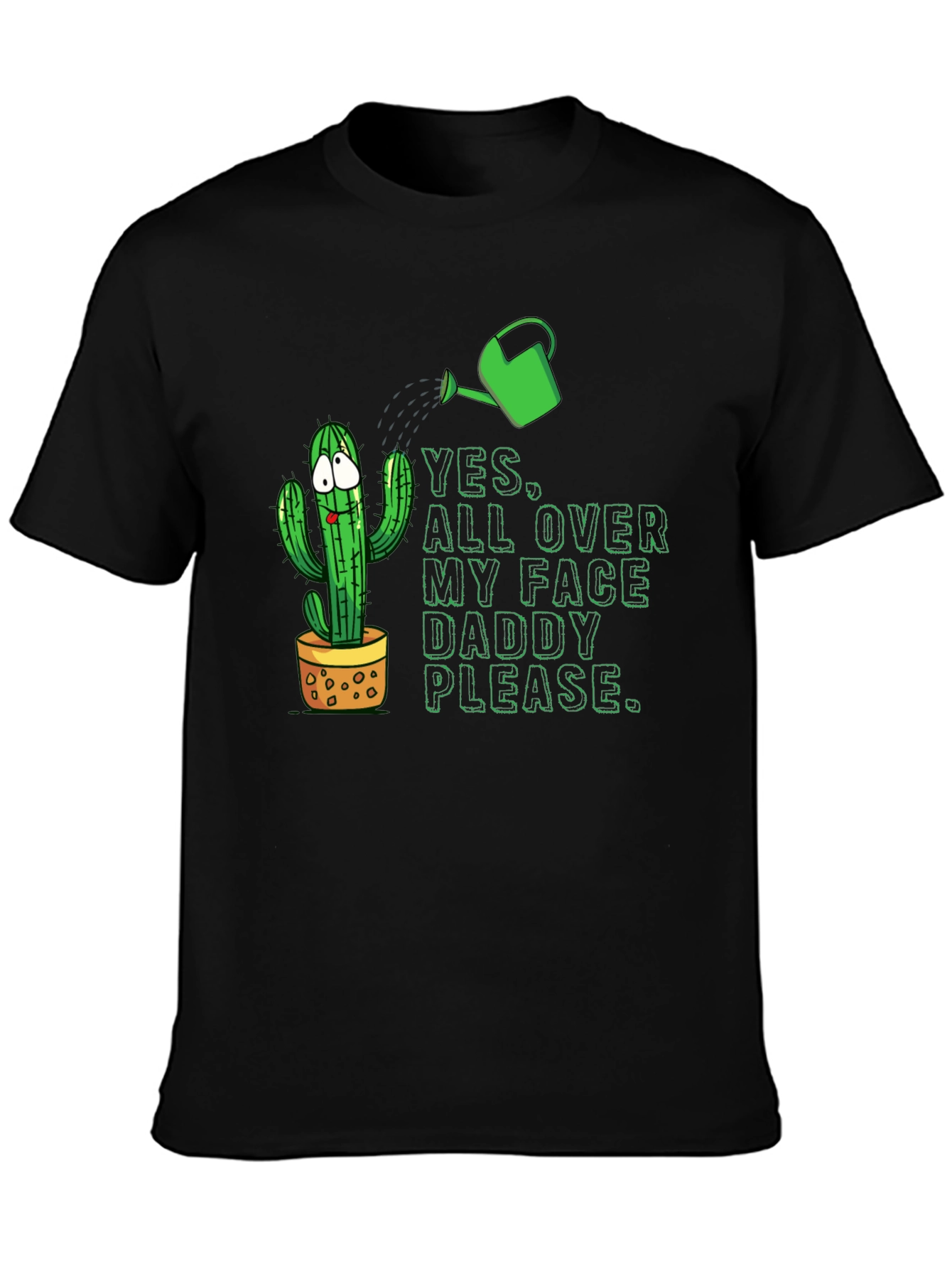 Cactus Humor Graphic T-Shirt
