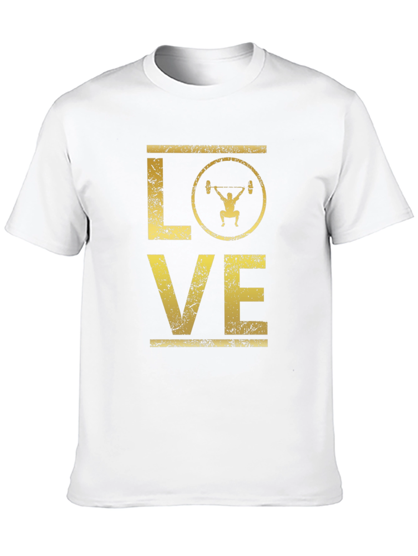 Love Weightlifting Graphic Tee - Black