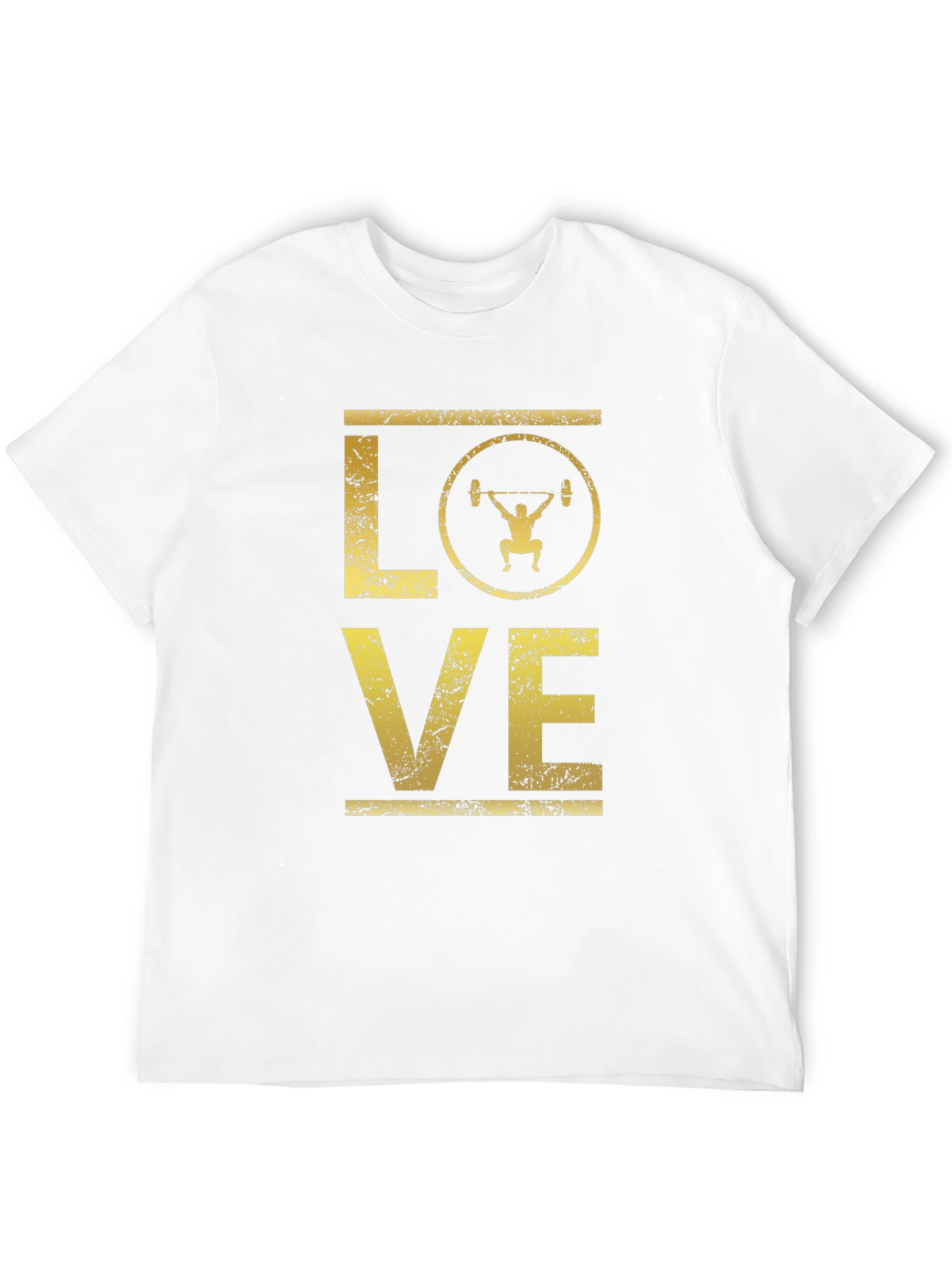 Love Weightlifting Graphic Tee - Black