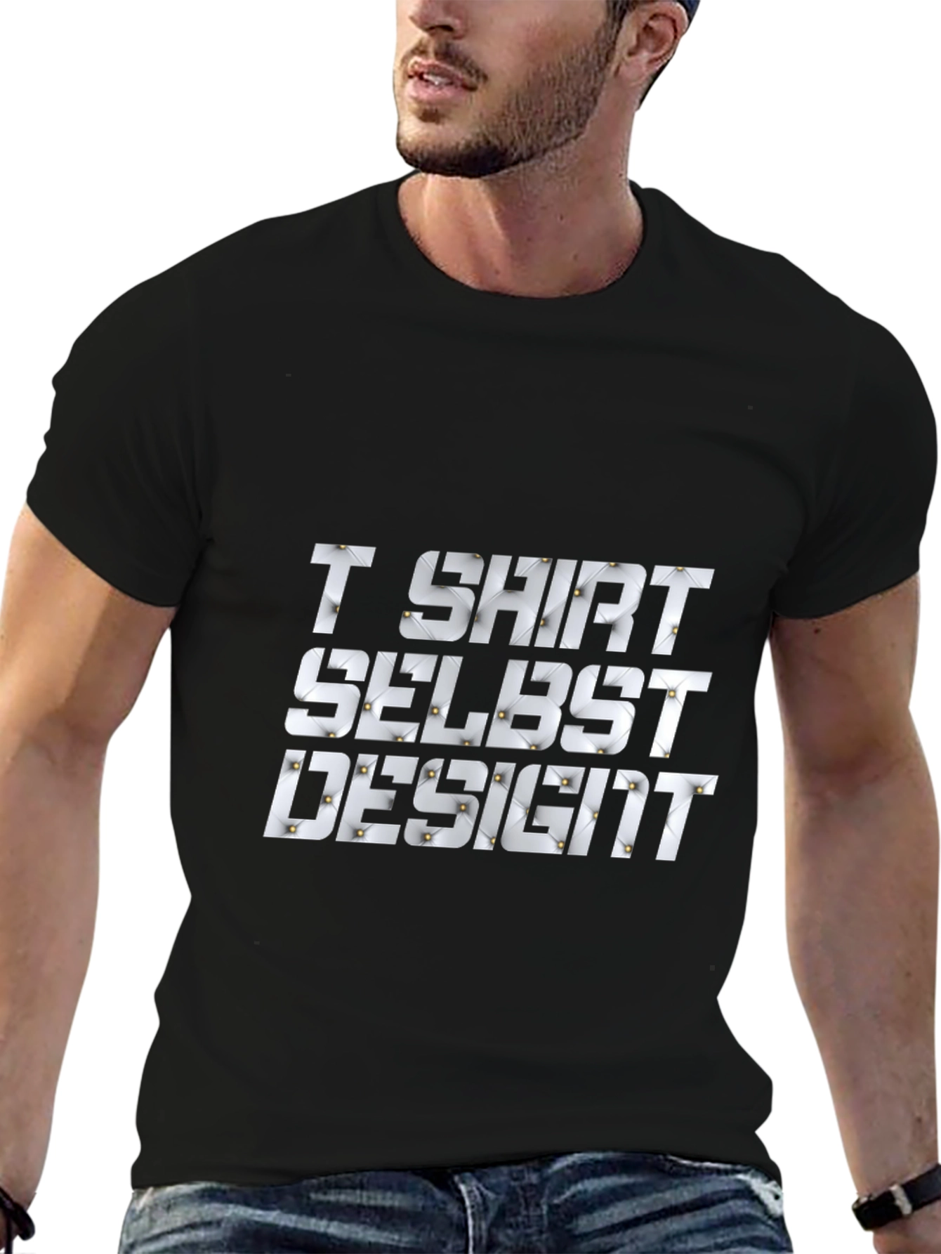 Self Design T-Shirt - Stylish & Unique