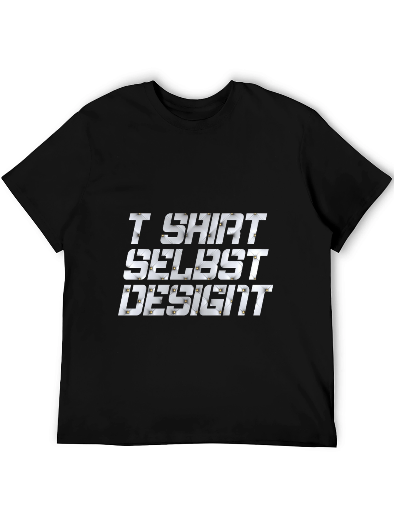 Self Design T-Shirt - Stylish & Unique