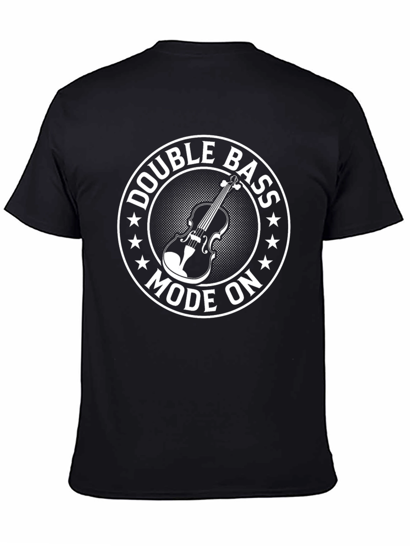 Double Bass Mode On T-Shirt Music Lover Tee