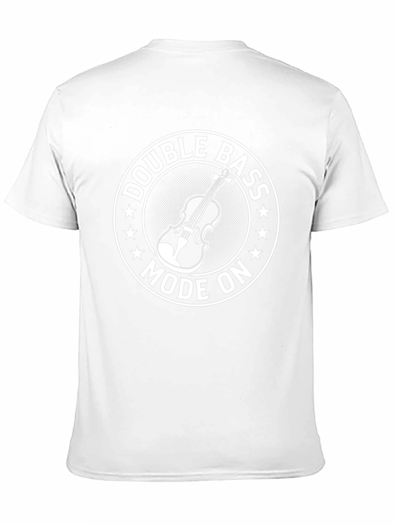Double Bass Mode On T-Shirt Music Lover Tee