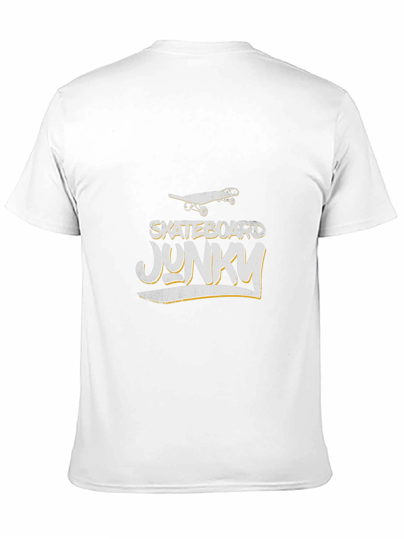 Skateboard Junky Graphic Tee - Black Cotton T-Shirt