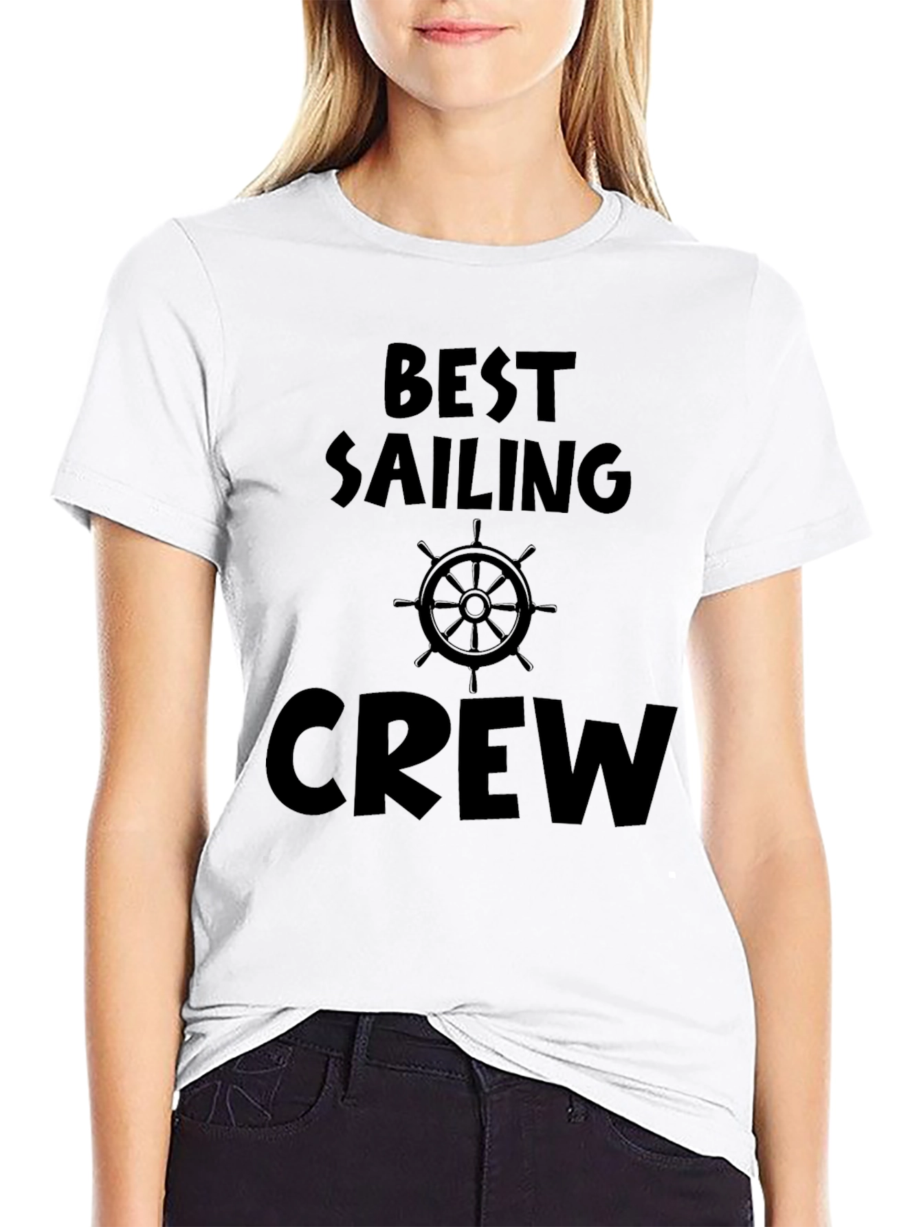 Best Sailing Crew Black T-Shirt