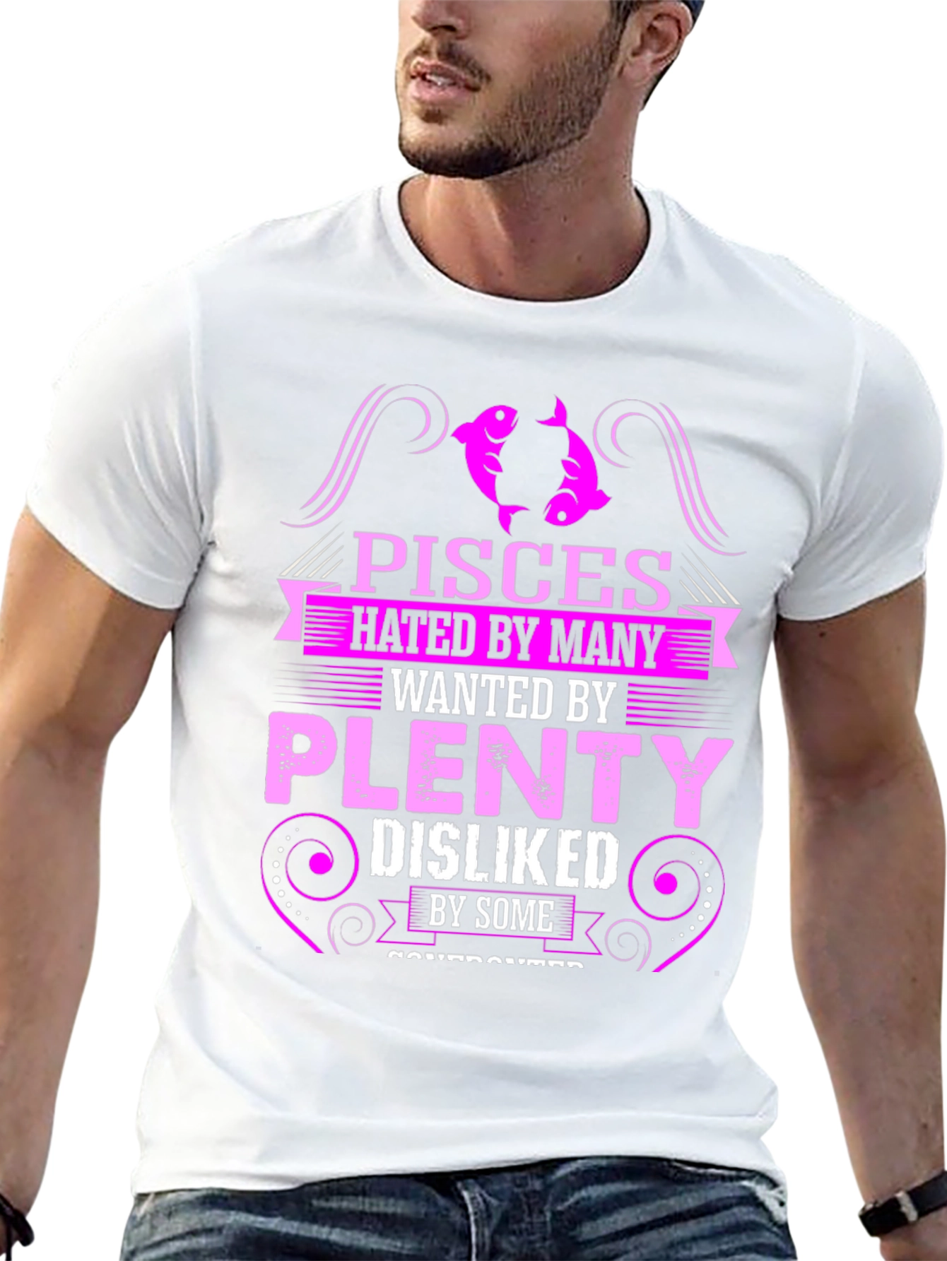 Pisces Hated By Many Mens Black T-Shirt