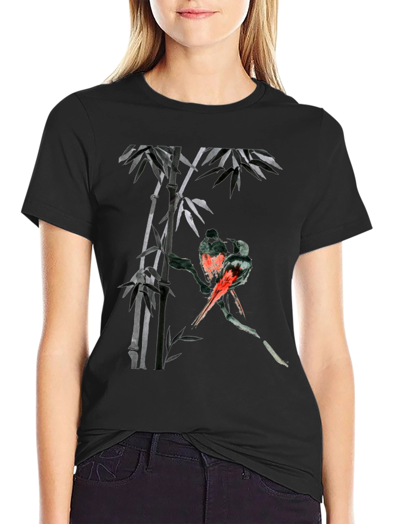Bamboo Bird Graphic Tee
