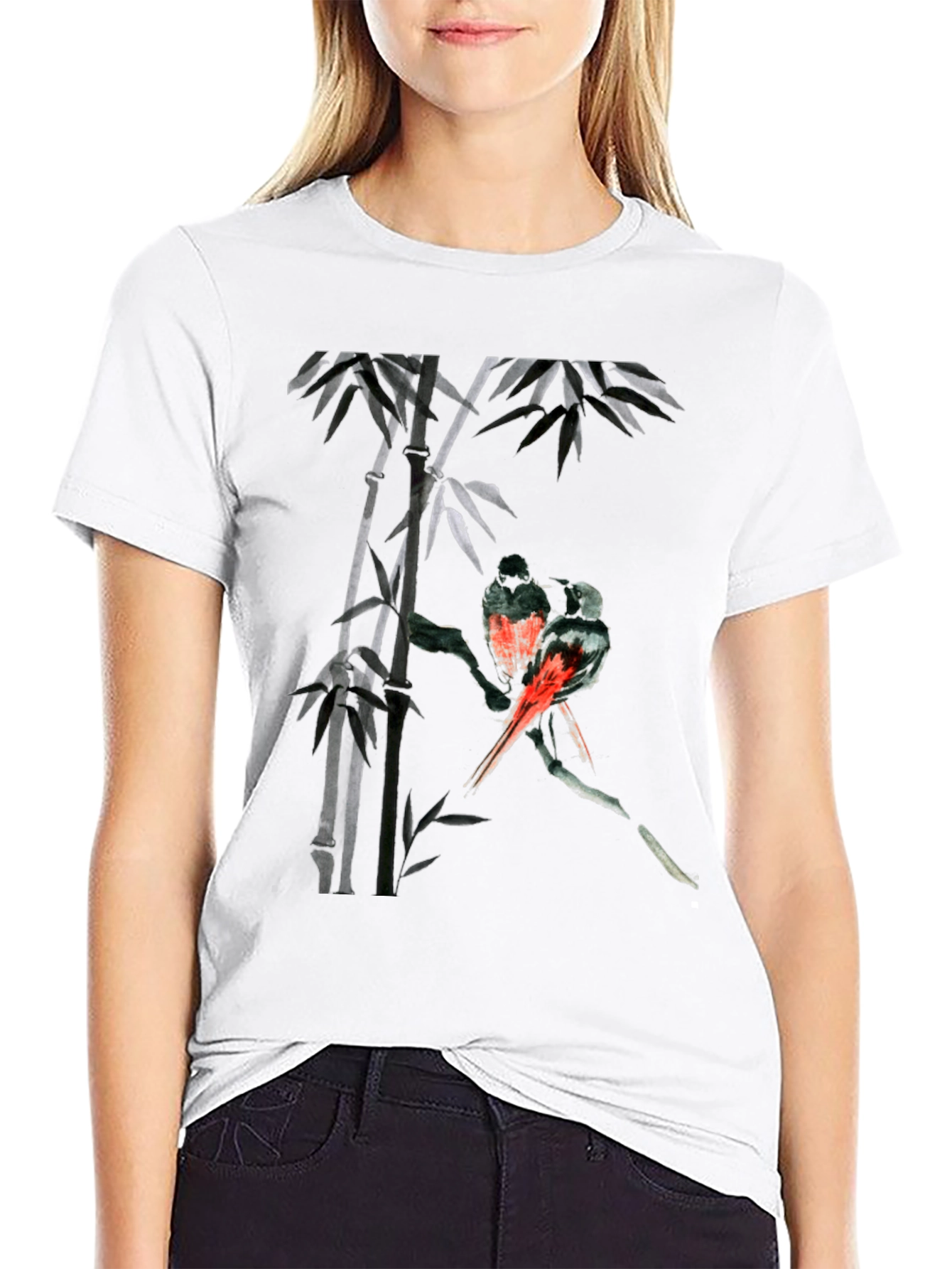 Bamboo Bird Graphic Tee