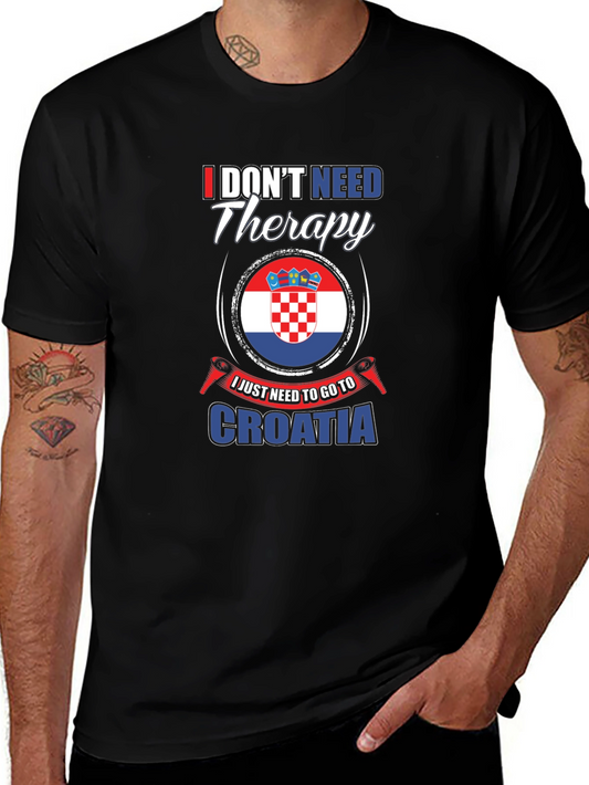 Croatia Therapy T-Shirt - Travel Destination Tee