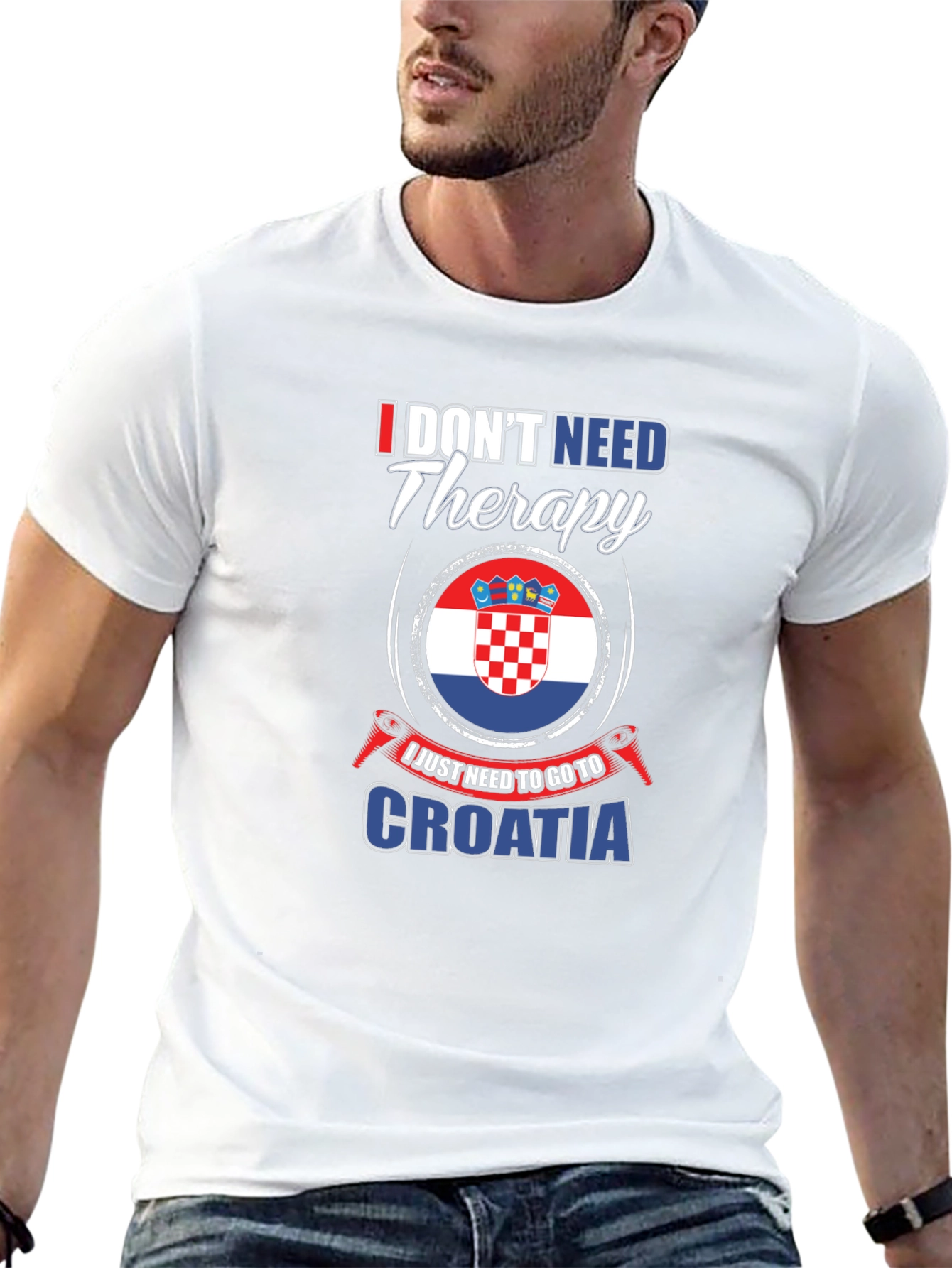 Croatia Therapy T-Shirt - Travel Destination Tee