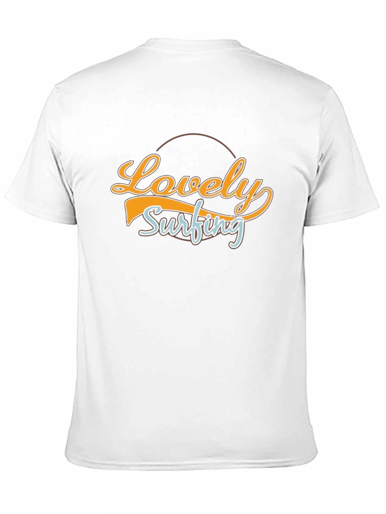 Lovely Surfing Black Graphic Tee - Casual Surf Style