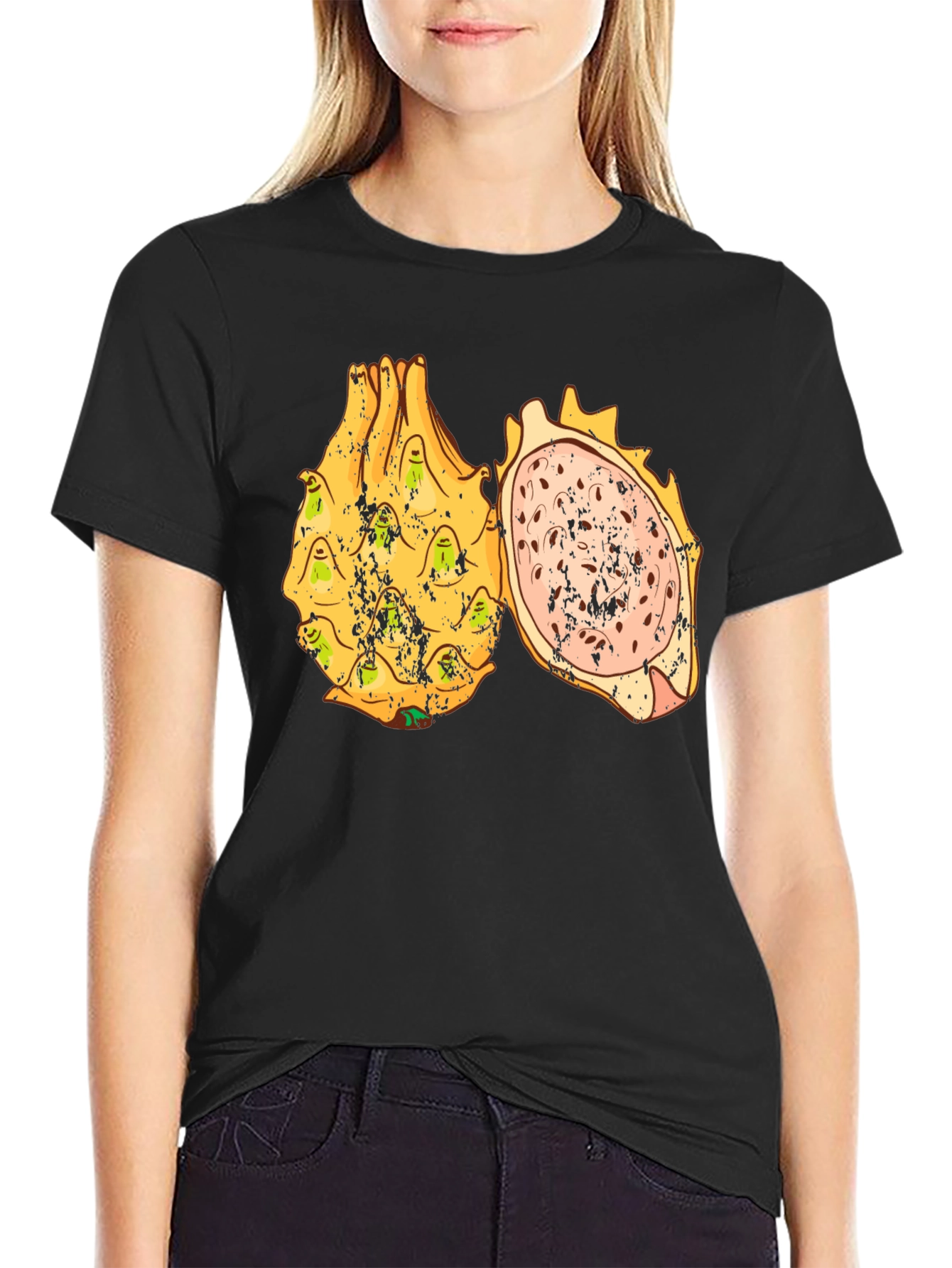 Dragon Fruit Graphic Tee - Unique Fruit Design Shirt