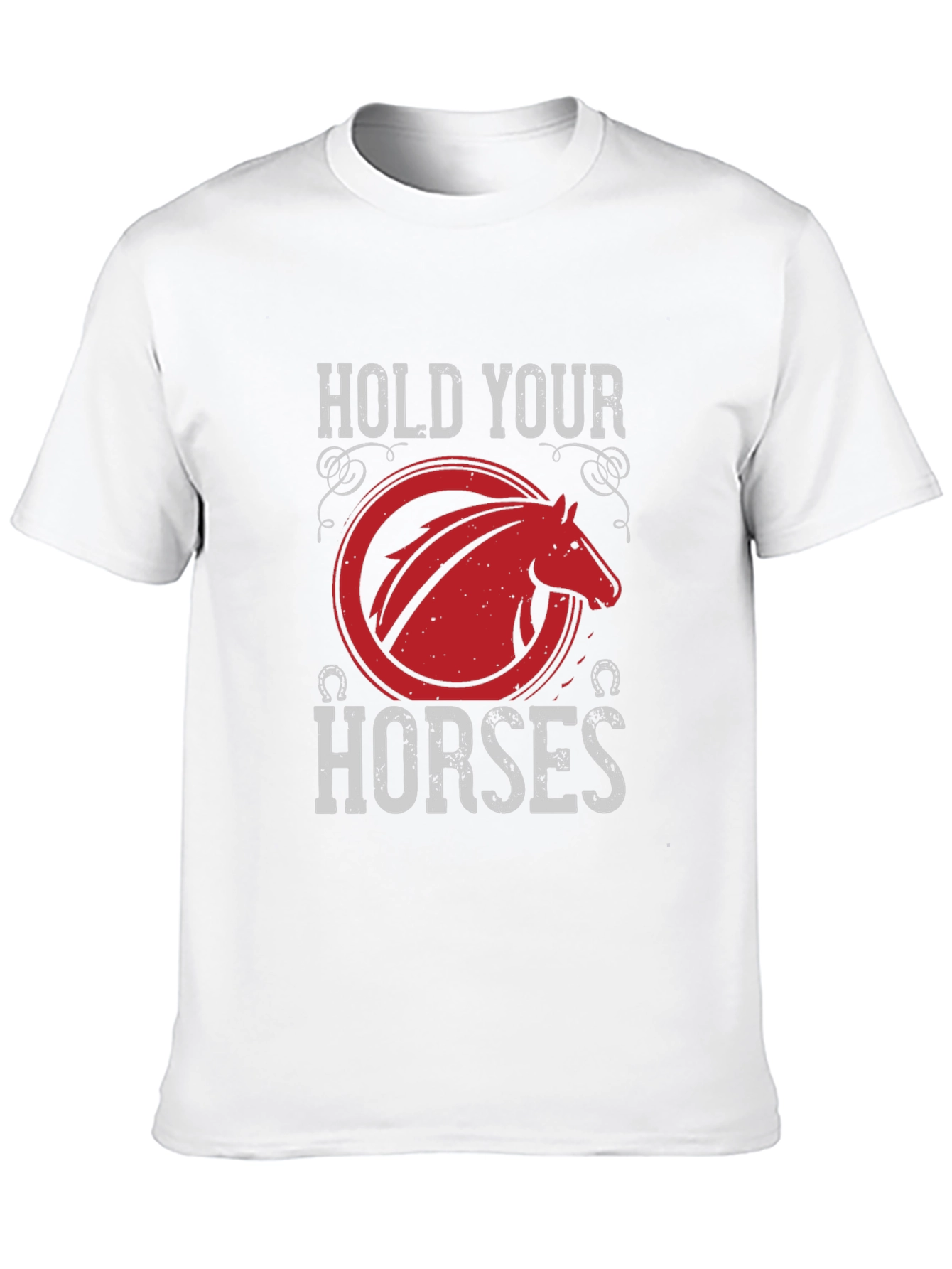 Hold Your Horses Graphic Tee - Equestrian Style