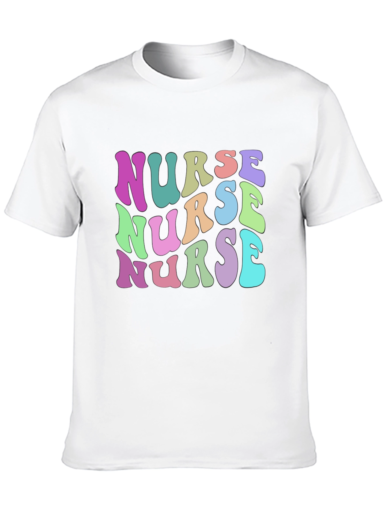 Nurse Retro Graphic Tee - Black