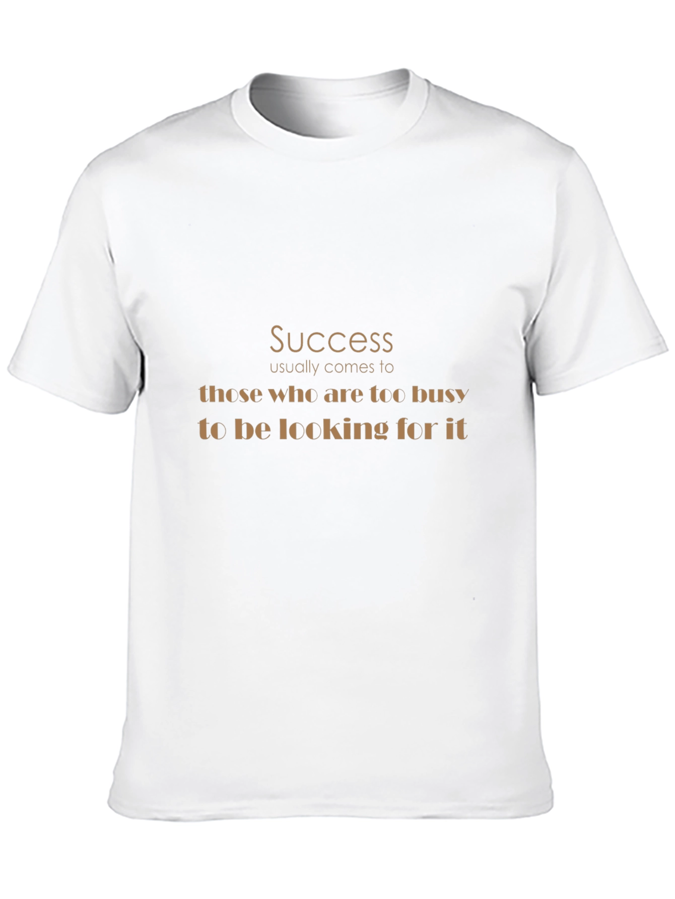 Success Quote Graphic Tee - Black