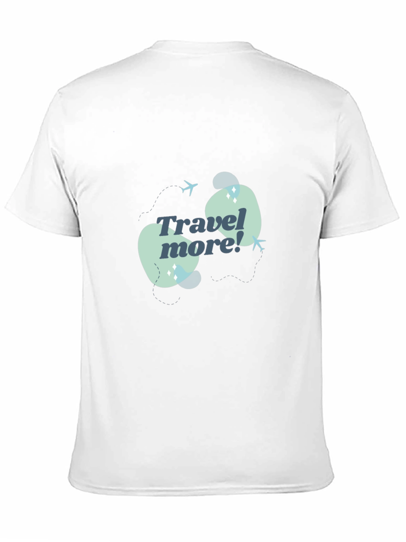 Travel More Graphic T-Shirt - Black Cotton Tee