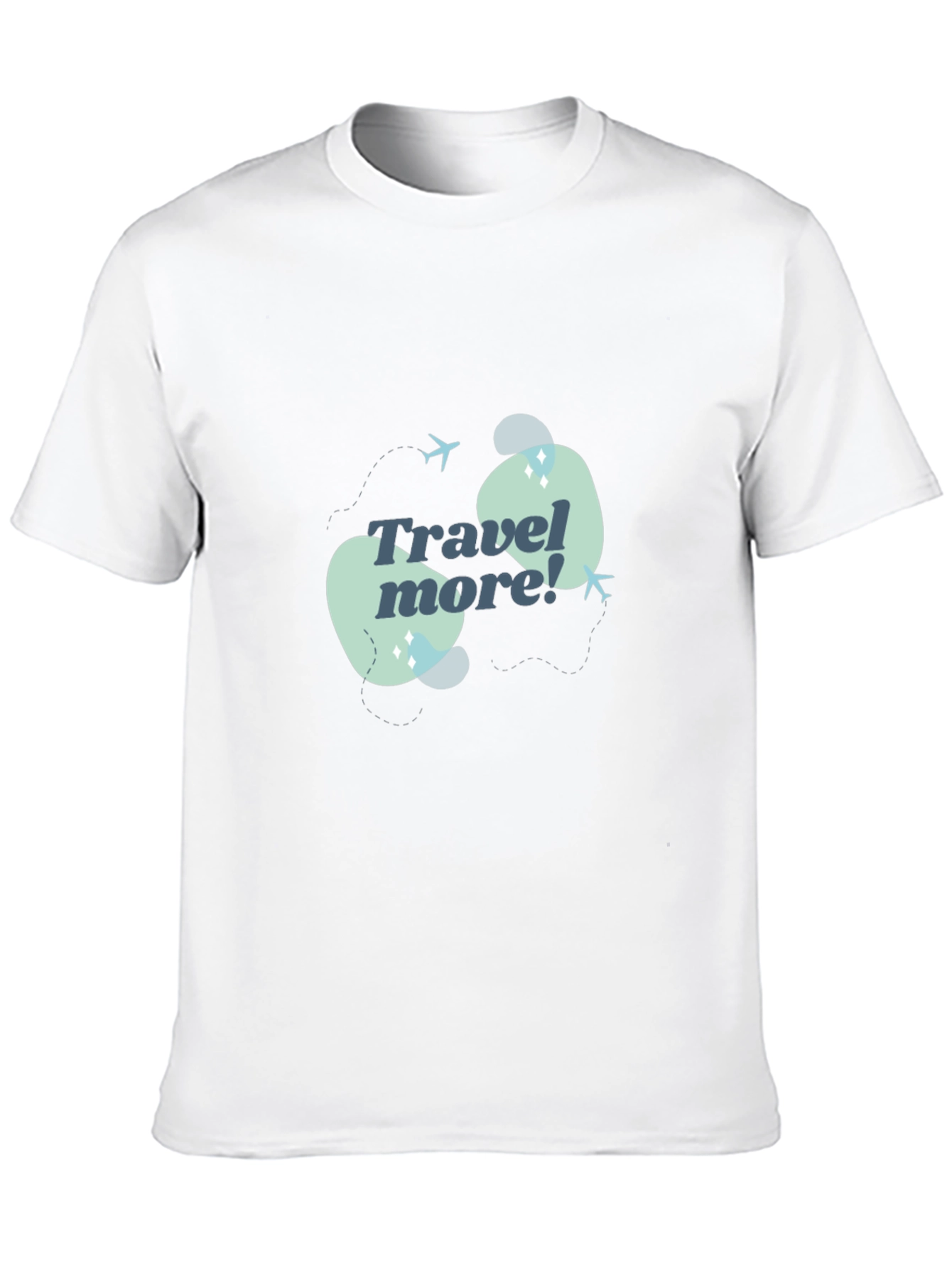 Travel More Graphic T-Shirt - Black Cotton Tee