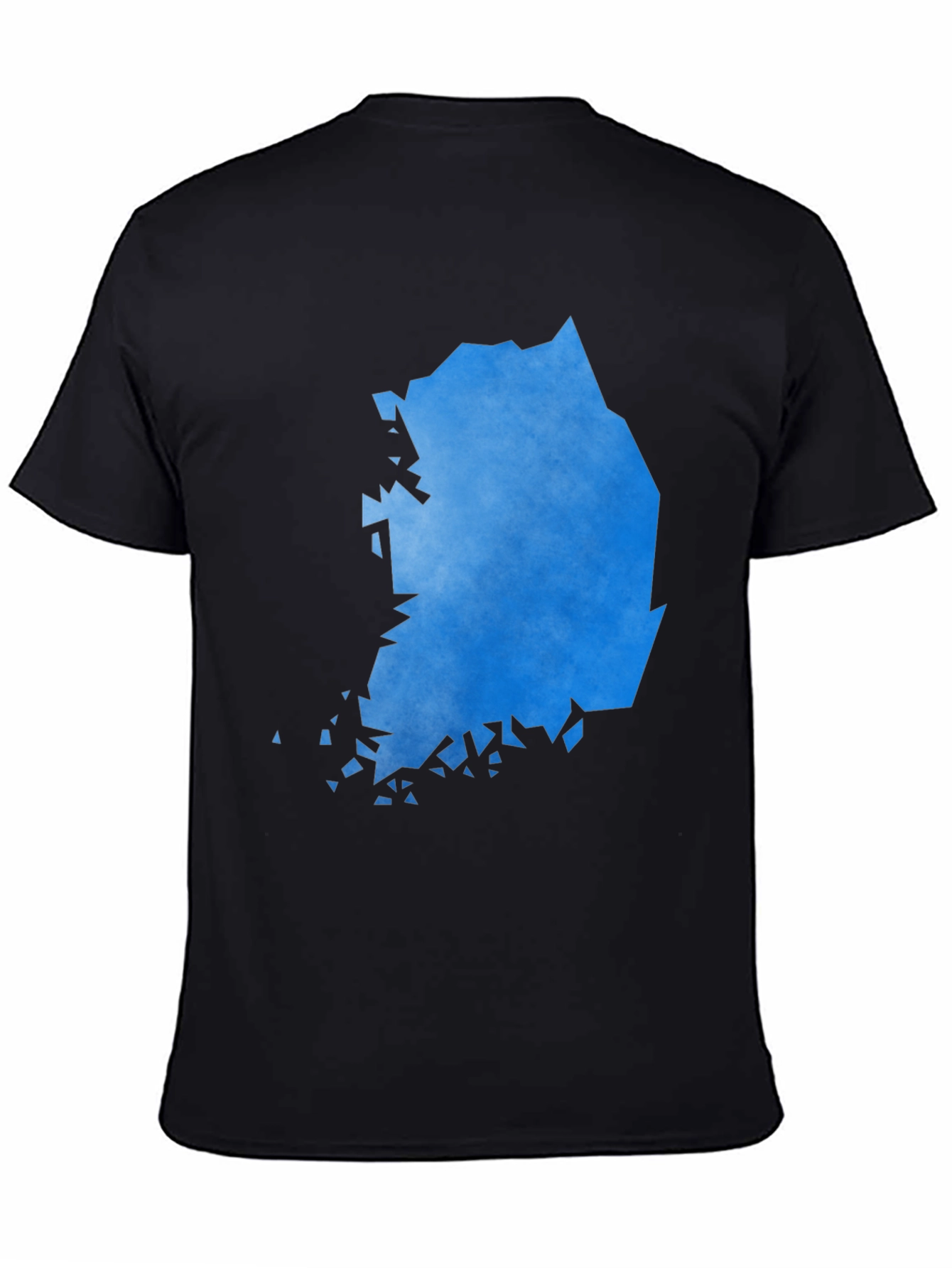 South Korea Graphic Tee - Mens Black T-Shirt