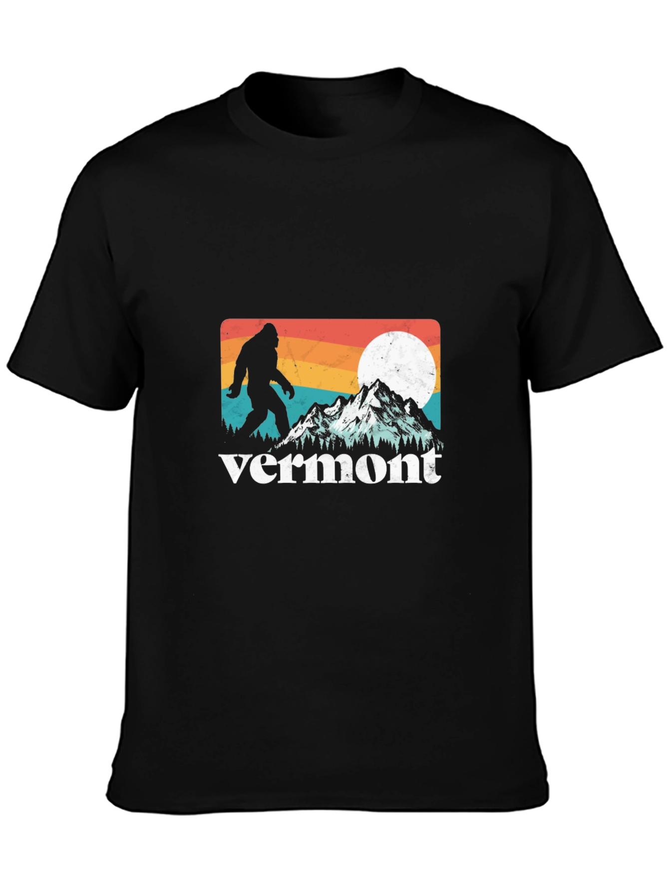 Vermont Bigfoot Retro T-Shirt