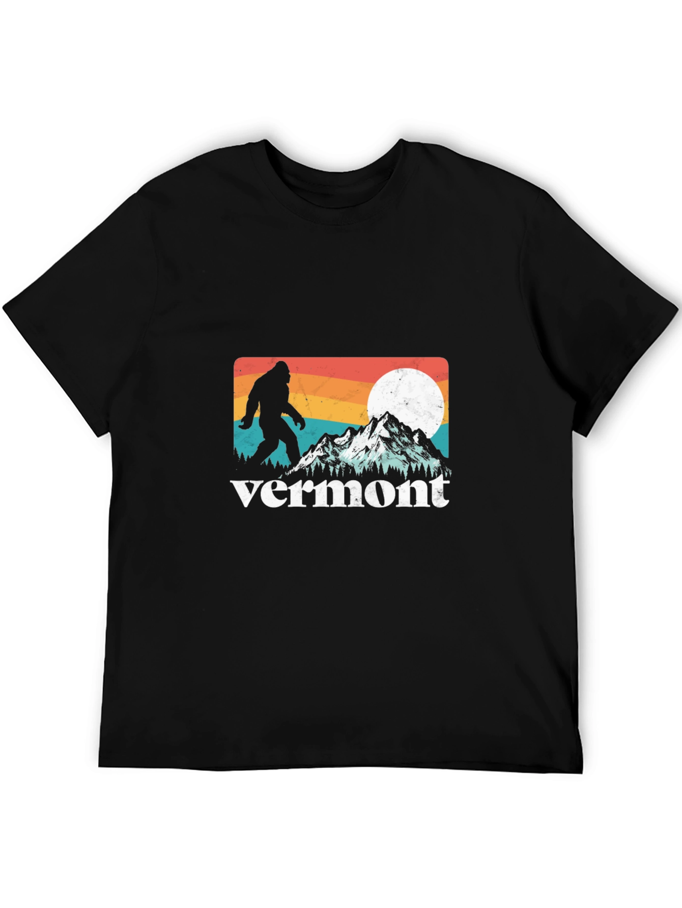 Vermont Bigfoot Retro T-Shirt