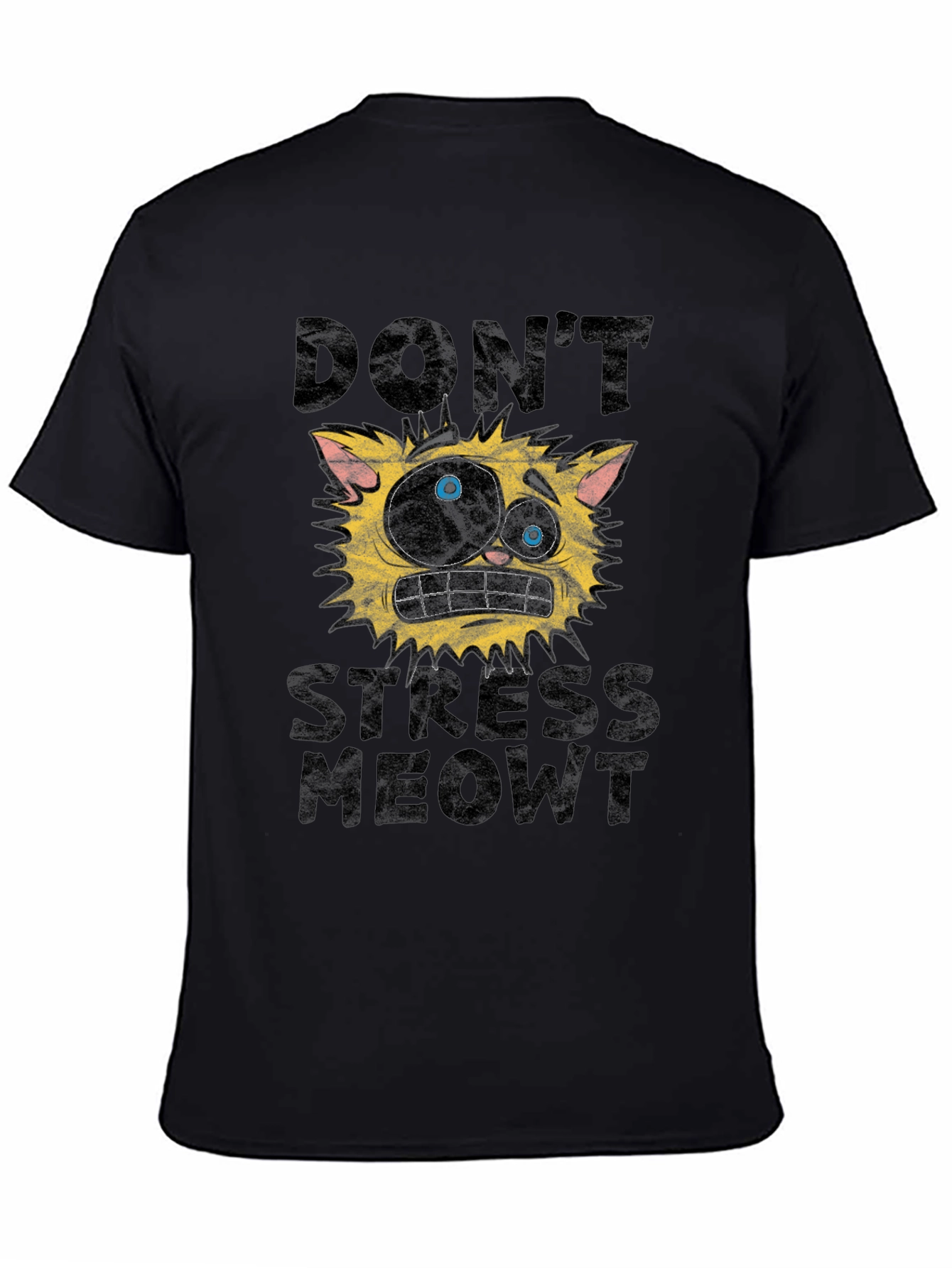 Dont Stress Meowt Funny Cat Graphic T-Shirt
