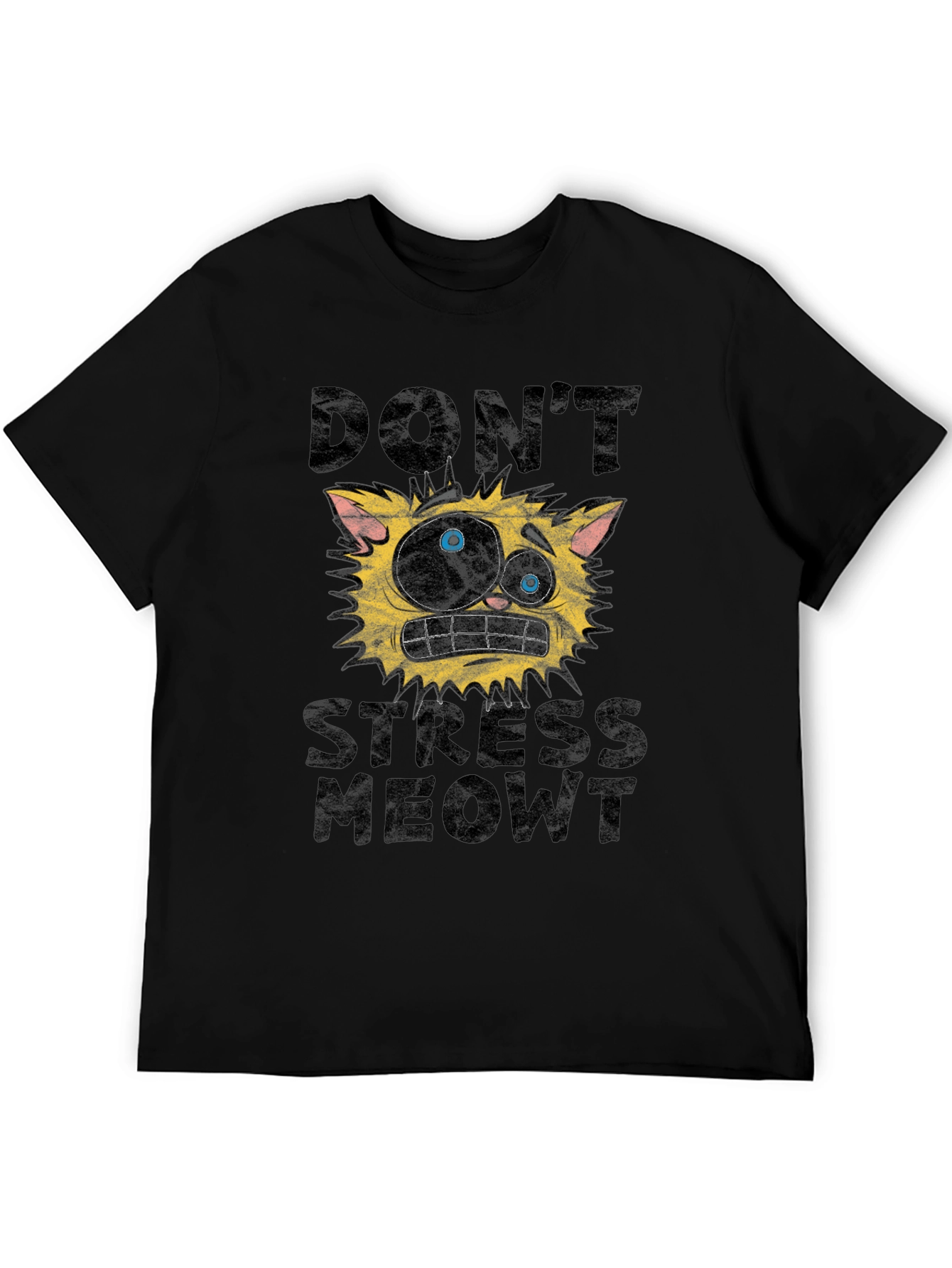 Dont Stress Meowt Funny Cat Graphic T-Shirt
