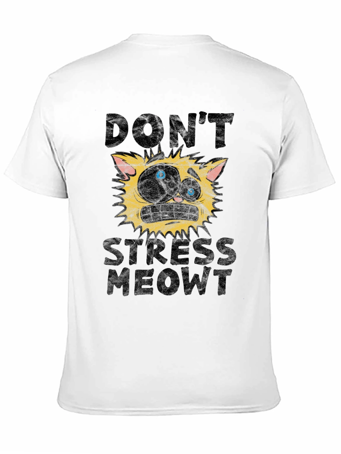 Dont Stress Meowt Funny Cat Graphic T-Shirt