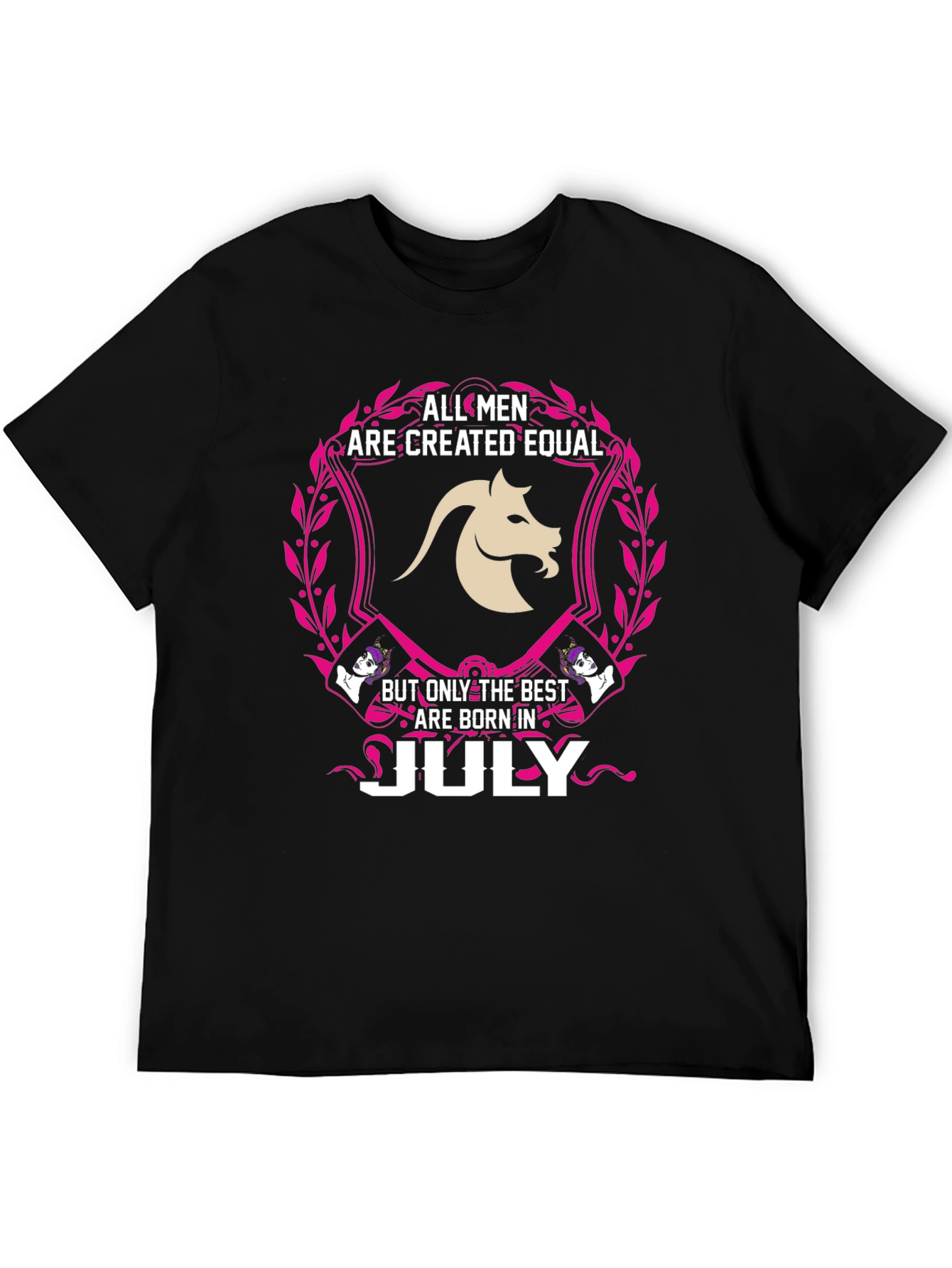 All Men Created Equal July Birthday Zodiac T-Shirt