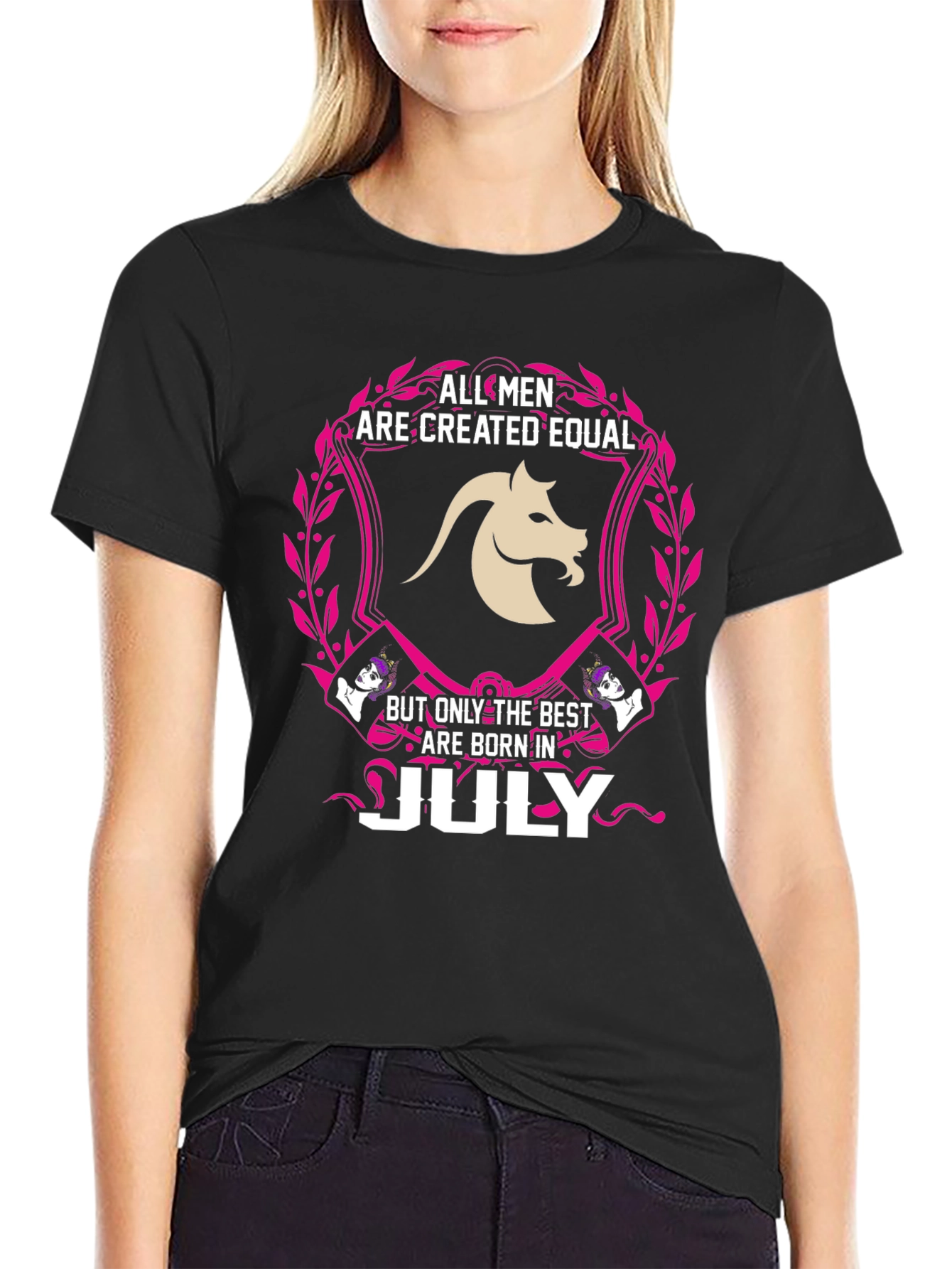 All Men Created Equal July Birthday Zodiac T-Shirt