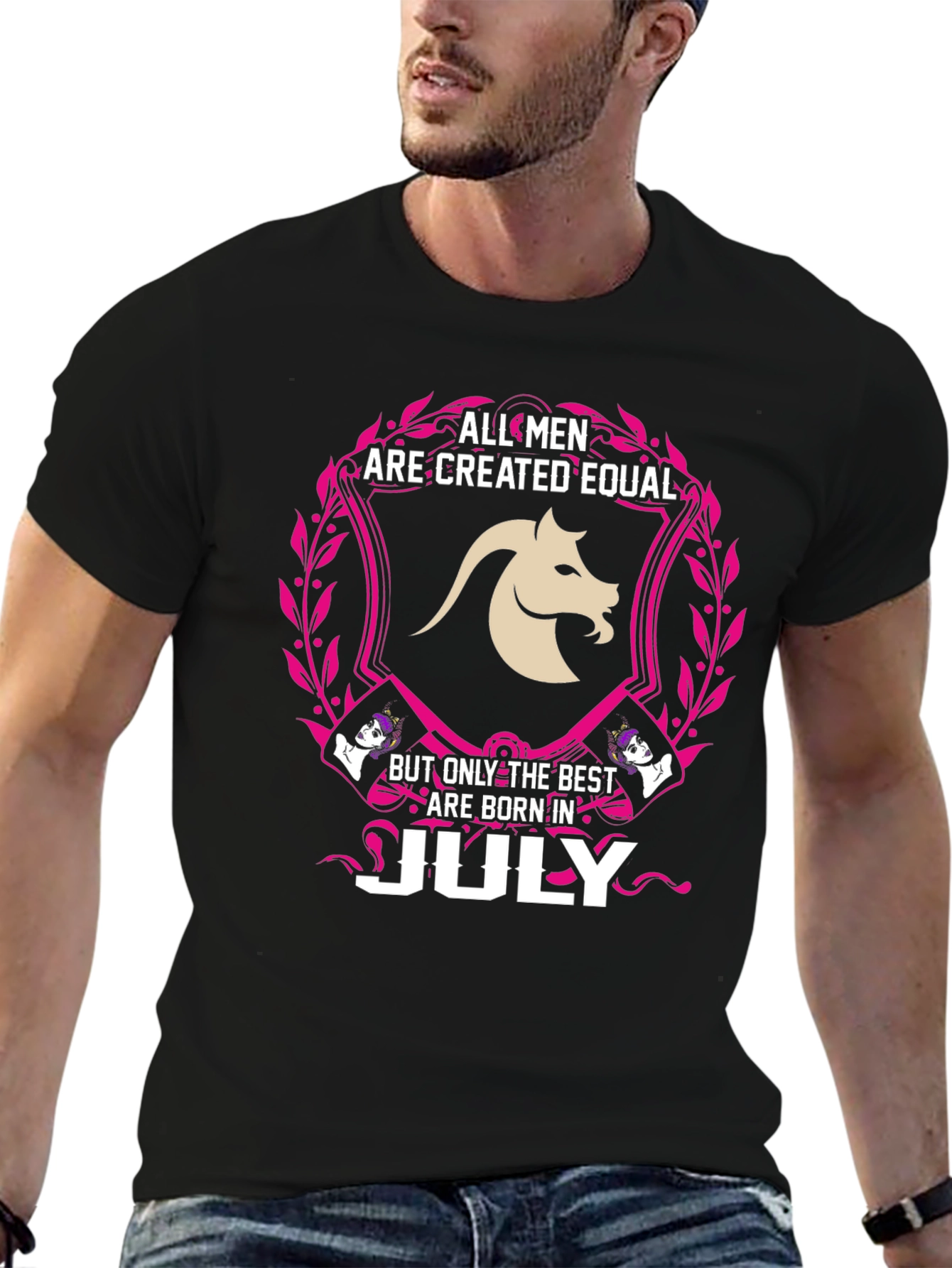 All Men Created Equal July Birthday Zodiac T-Shirt