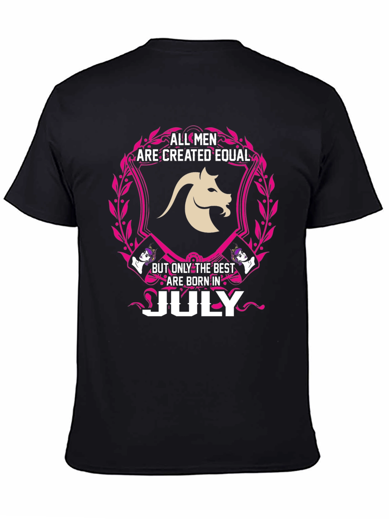 All Men Created Equal July Birthday Zodiac T-Shirt