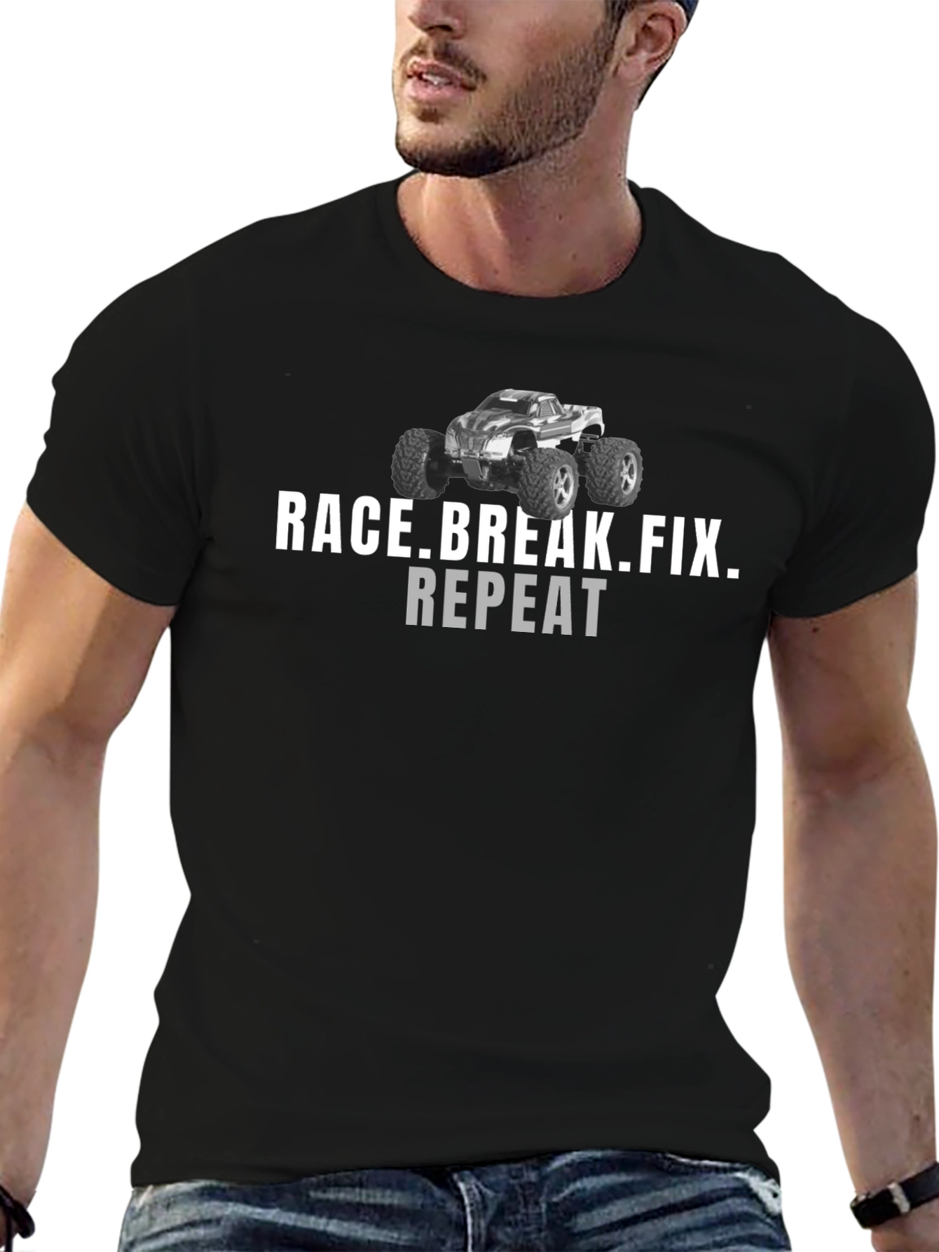 Race. Break. Fix. Repeat. T-Shirt